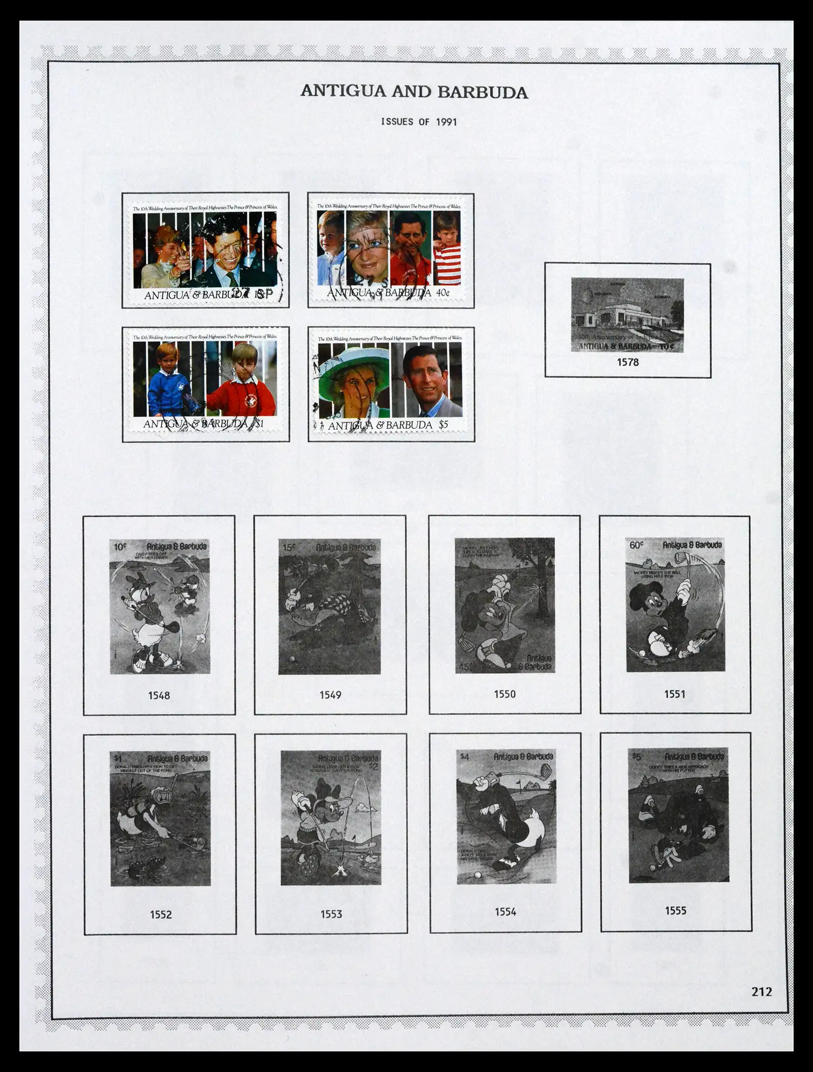 41835 0094 - Stamp collection 41835 Antigua 1862-1996.