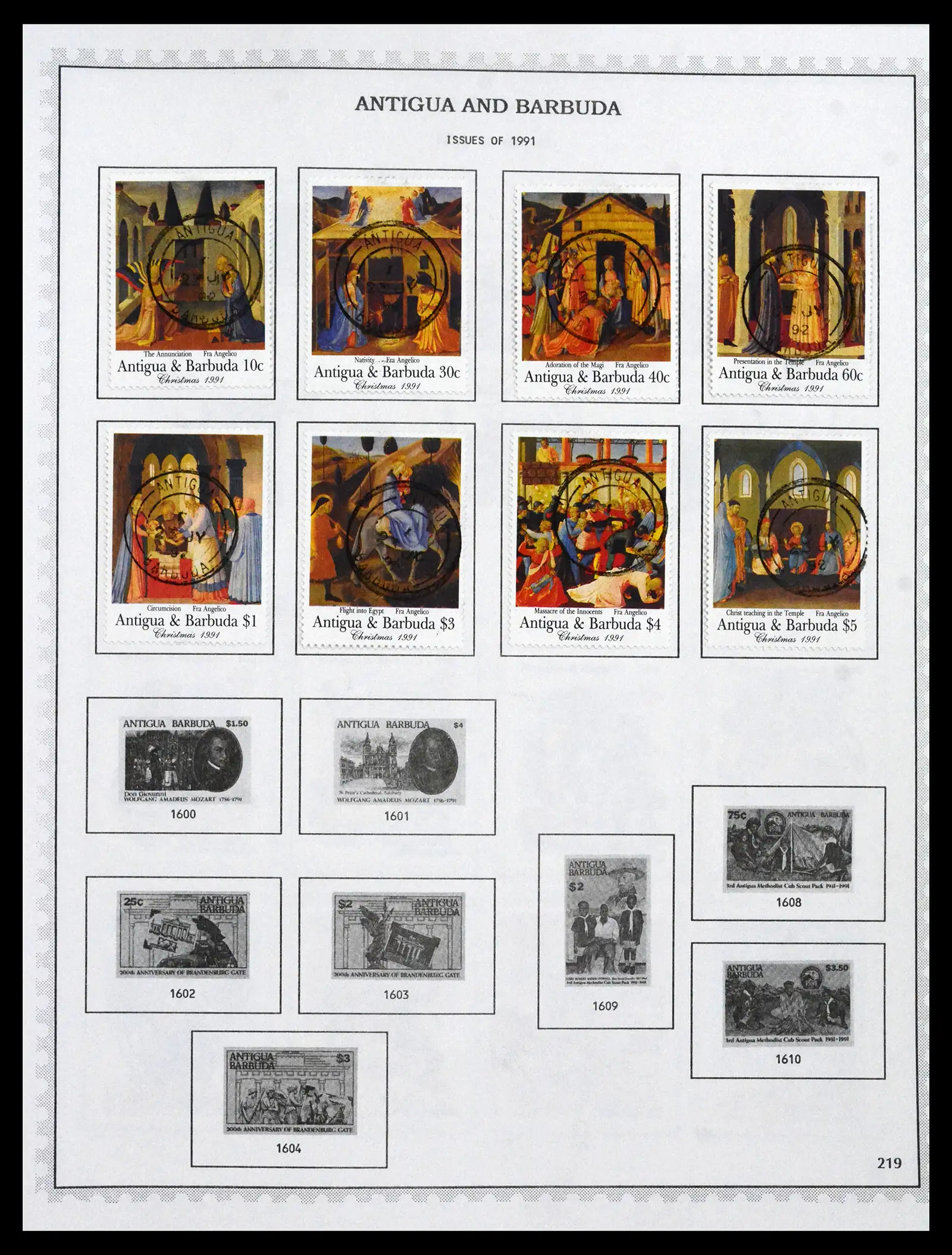 41835 0095 - Stamp collection 41835 Antigua 1862-1996.
