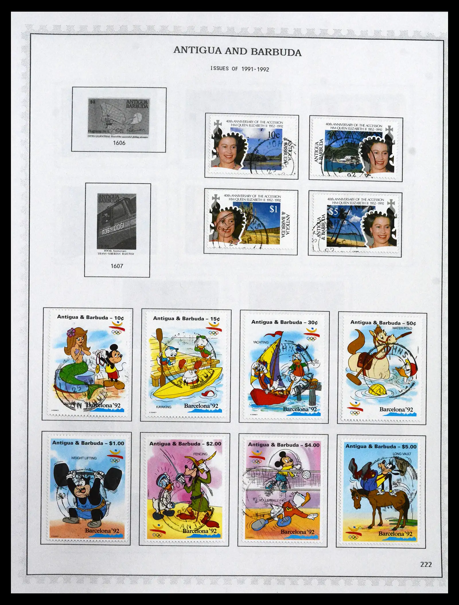 41835 0096 - Stamp collection 41835 Antigua 1862-1996.
