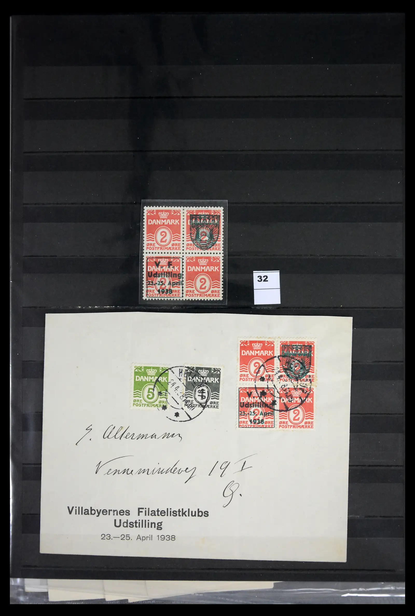 41836 0007 - Postzegelverzameling 41836 Denemarken combinaties uit boekjes 1927-1985.