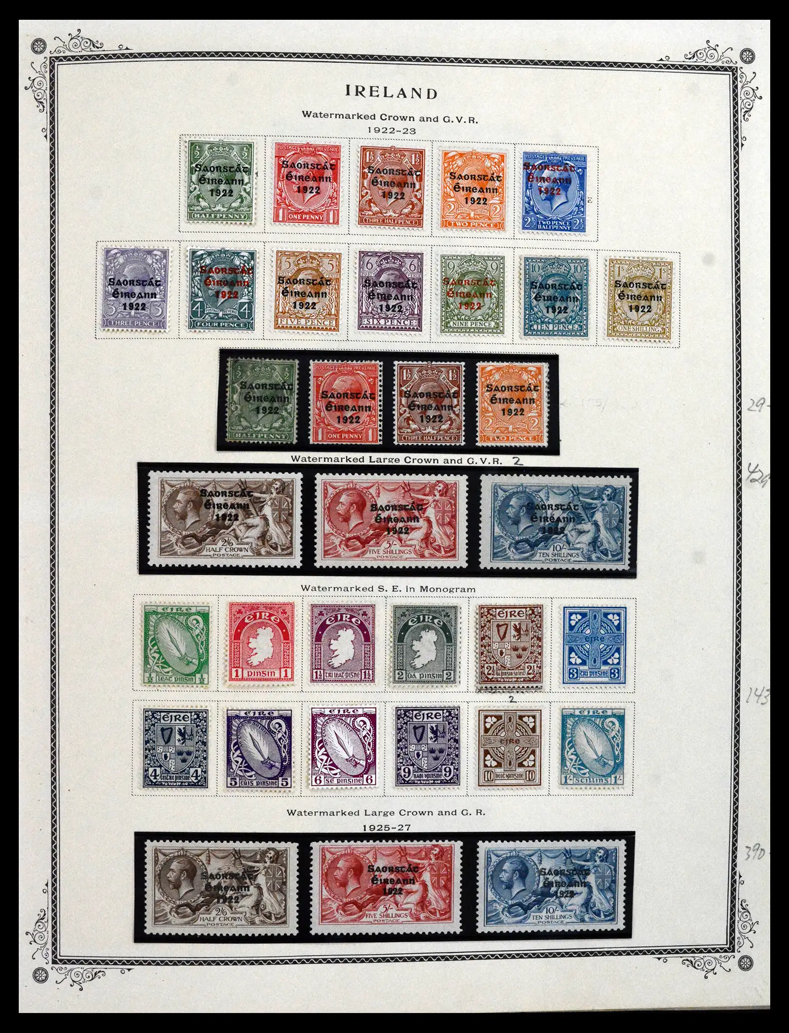 41838 0003 - Stamp collection 41838 Ireland 1922-1998.