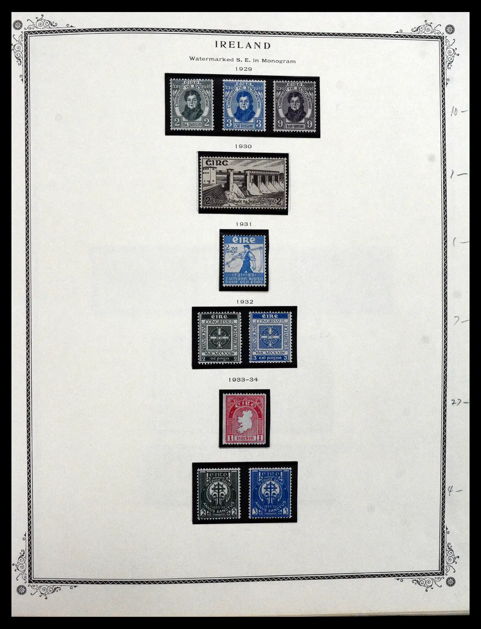41838 0004 - Stamp collection 41838 Ireland 1922-1998.