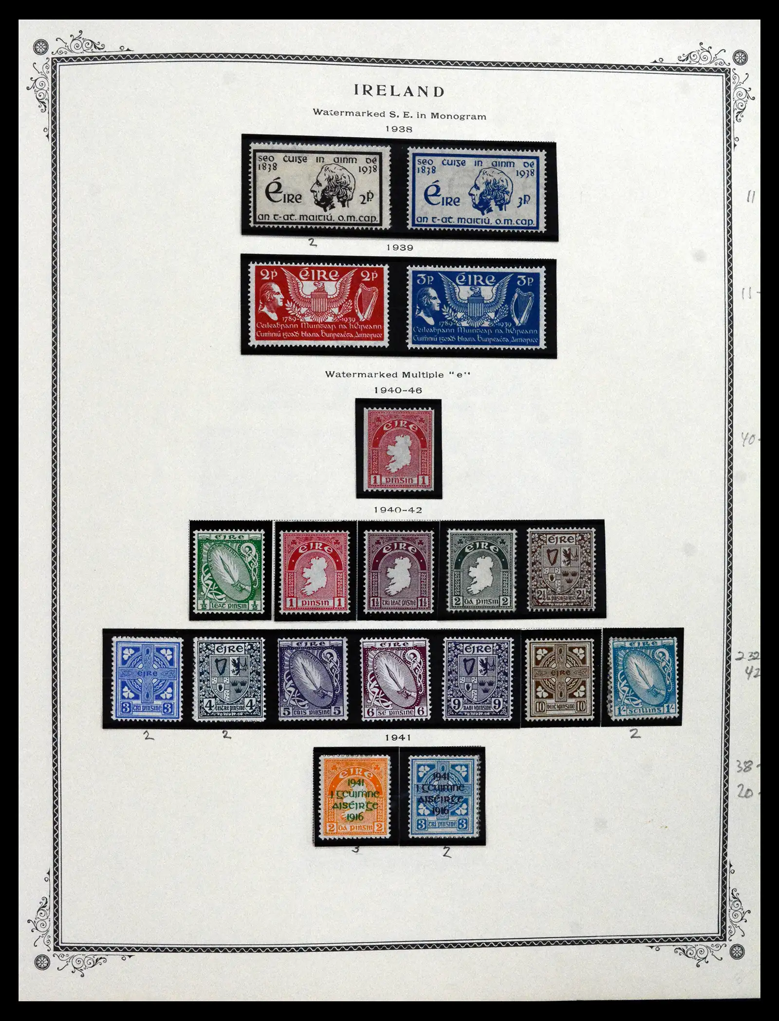 41838 0006 - Stamp collection 41838 Ireland 1922-1998.
