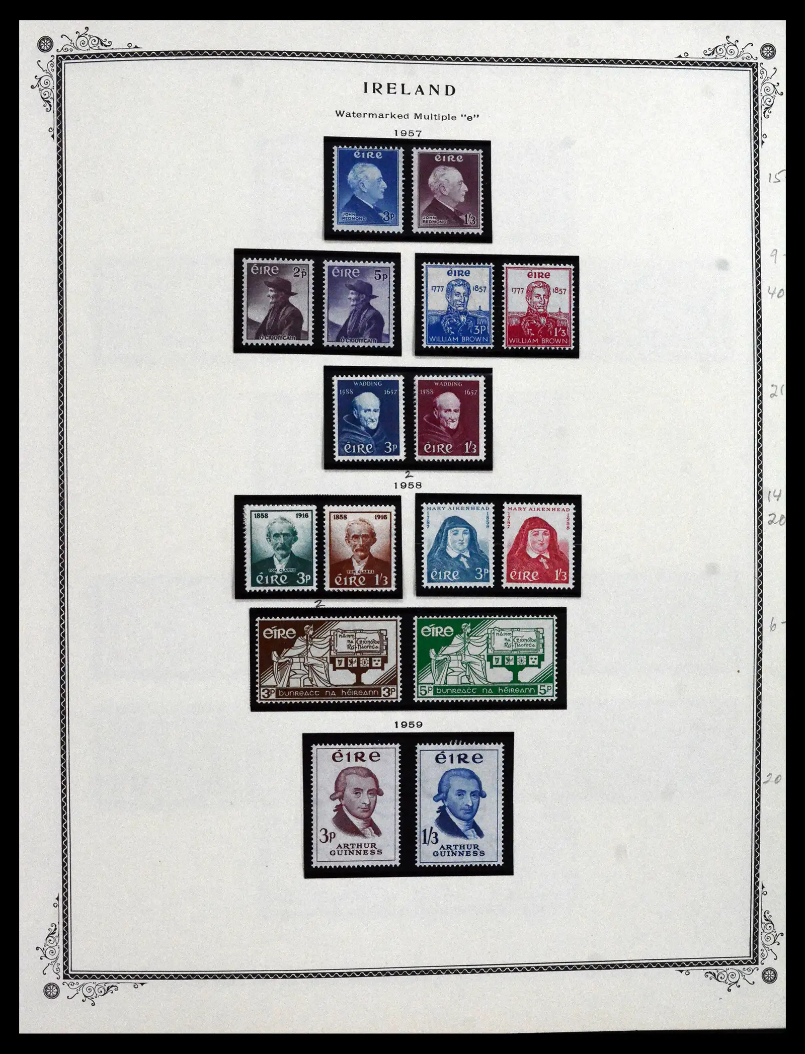41838 0009 - Stamp collection 41838 Ireland 1922-1998.