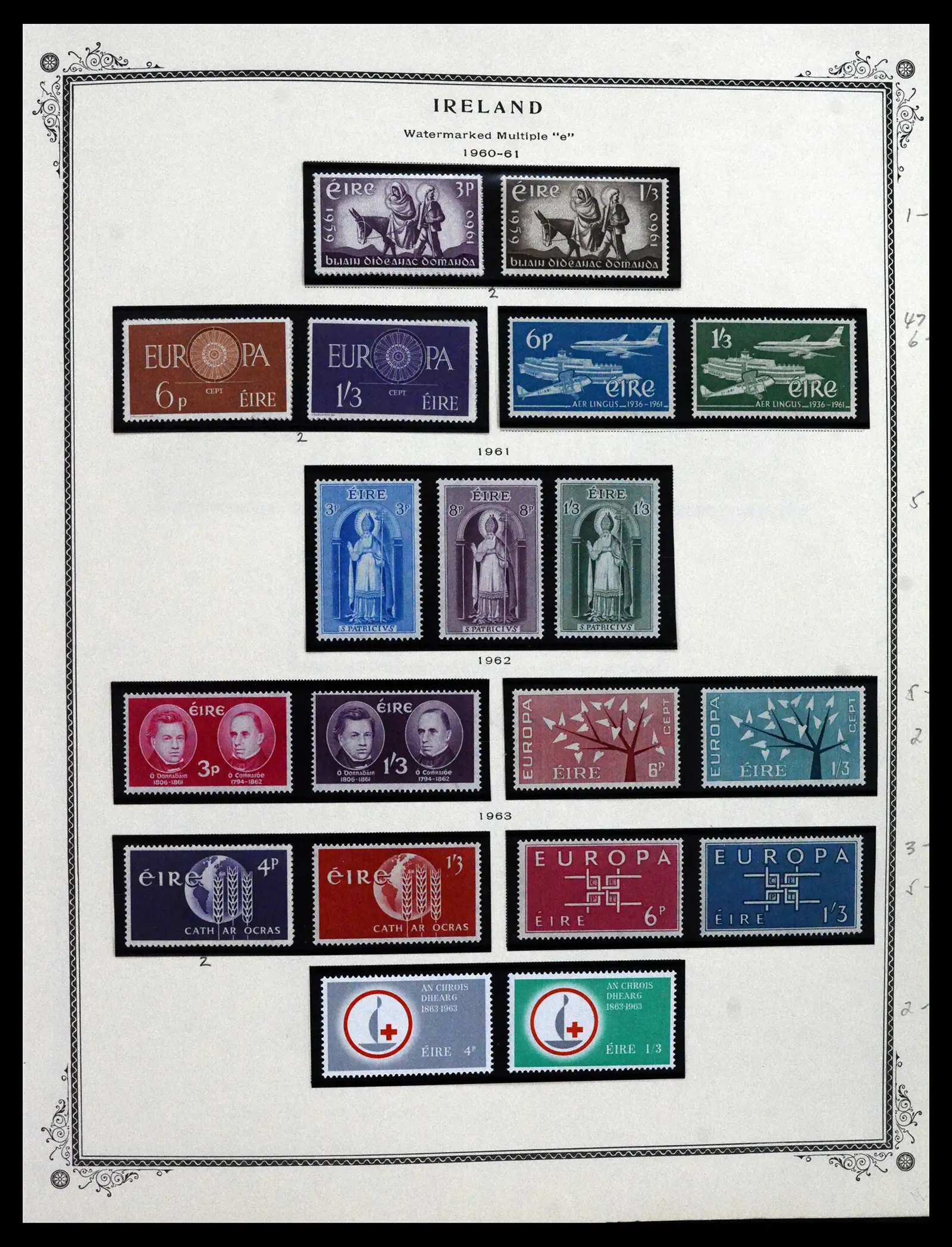 41838 0010 - Stamp collection 41838 Ireland 1922-1998.
