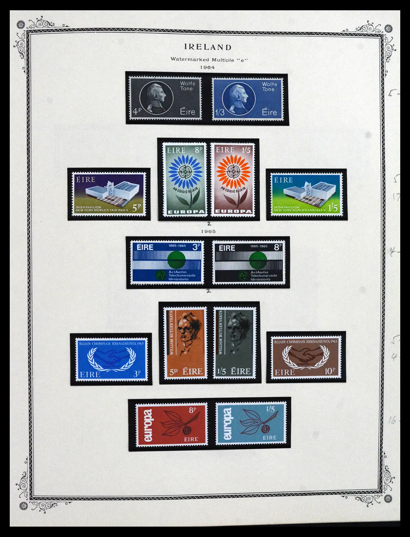41838 0011 - Stamp collection 41838 Ireland 1922-1998.