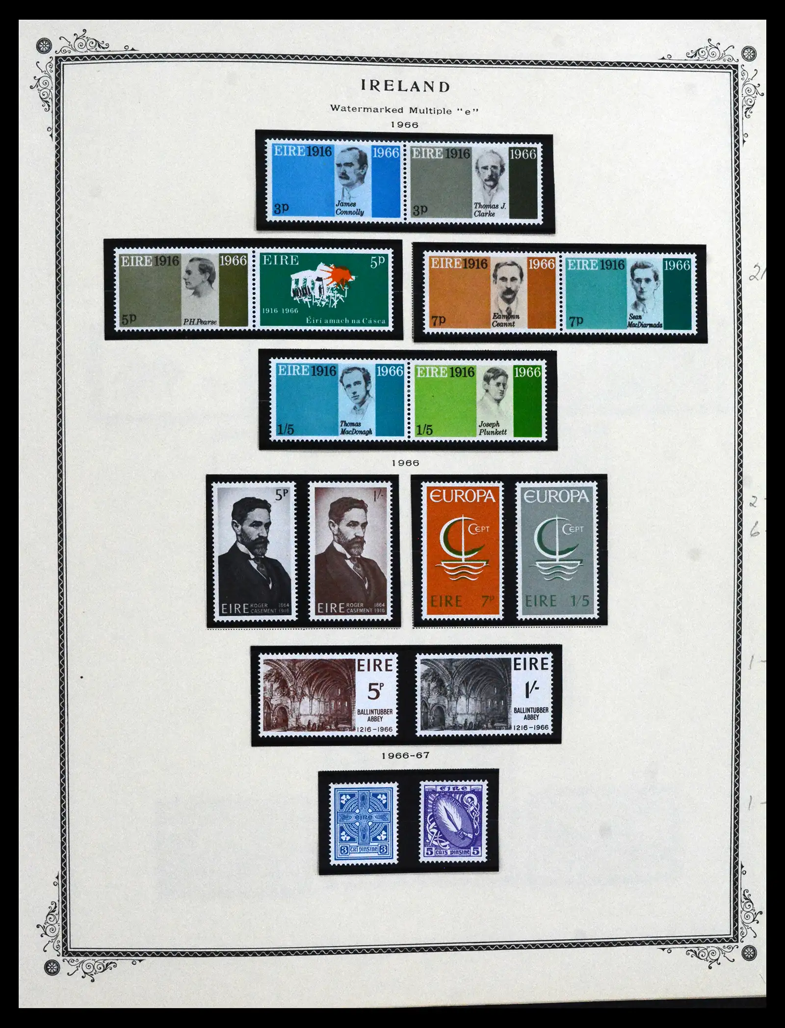 41838 0012 - Stamp collection 41838 Ireland 1922-1998.