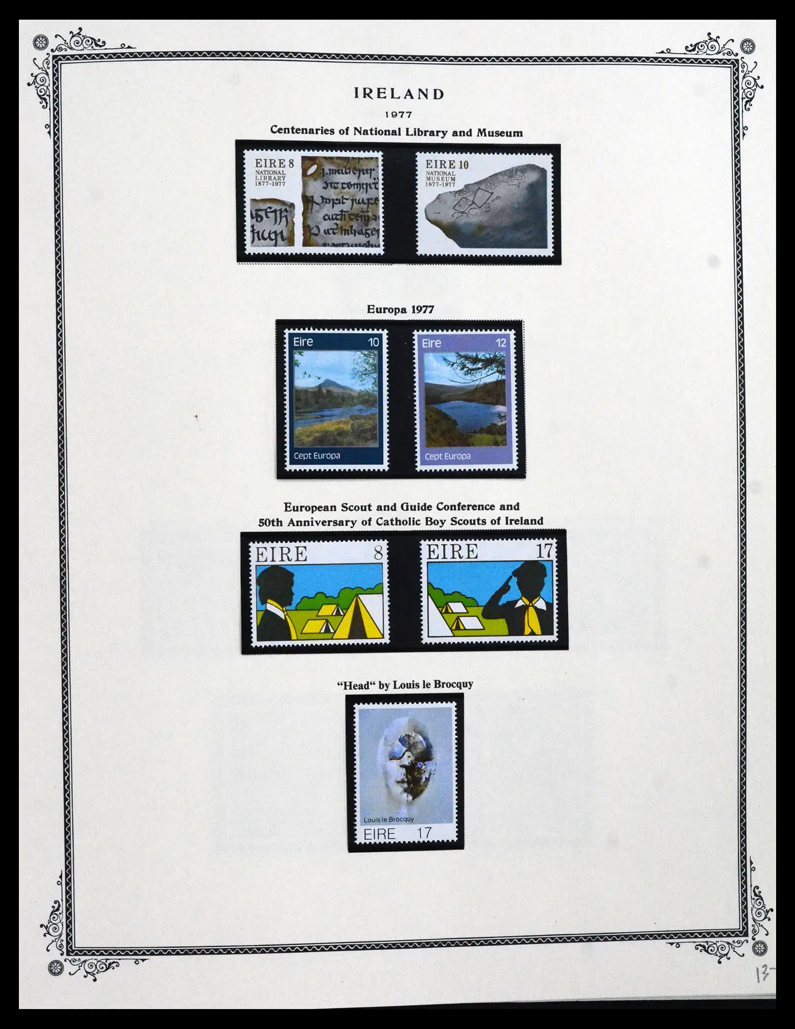 41838 0026 - Stamp collection 41838 Ireland 1922-1998.