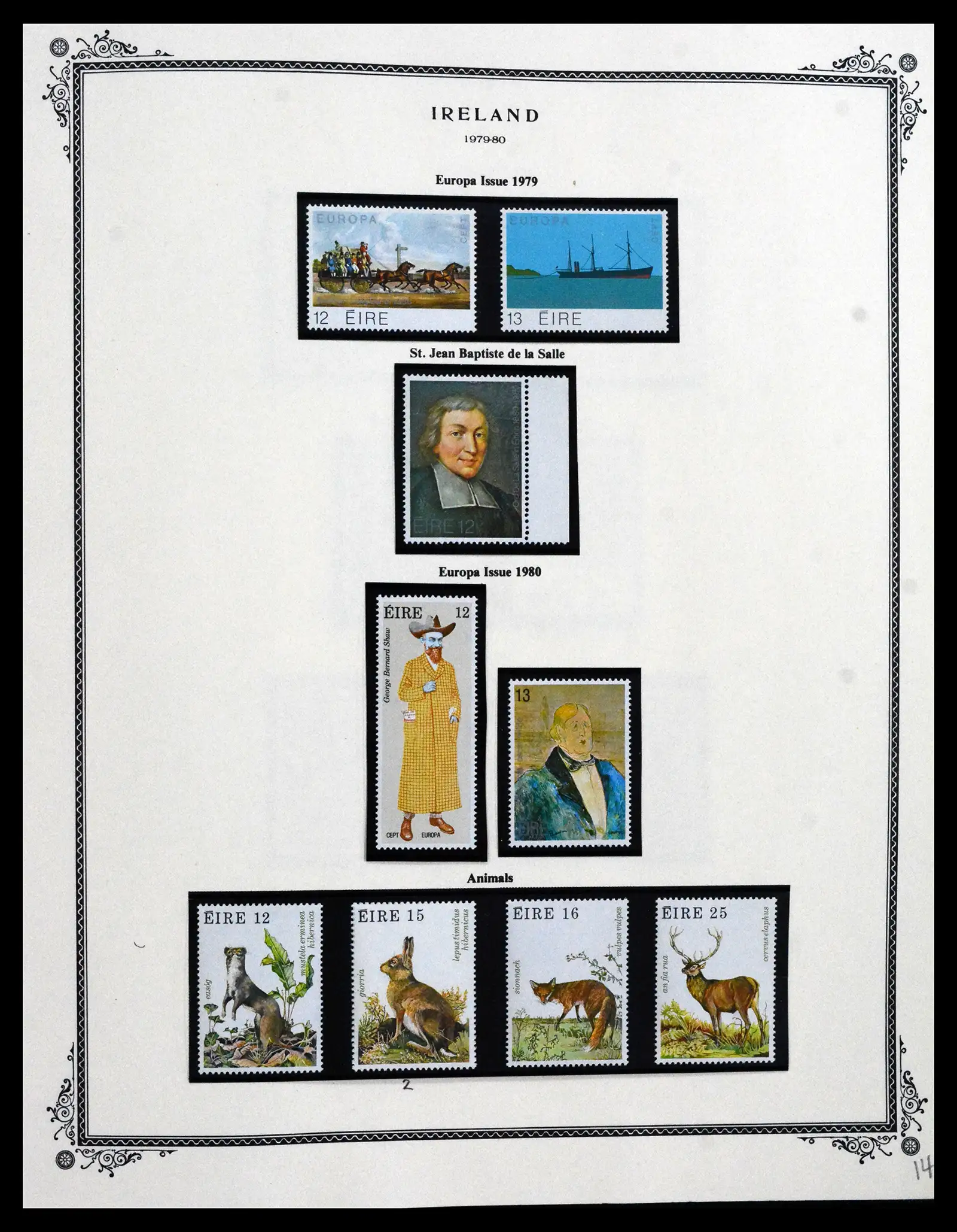 41838 0032 - Stamp collection 41838 Ireland 1922-1998.