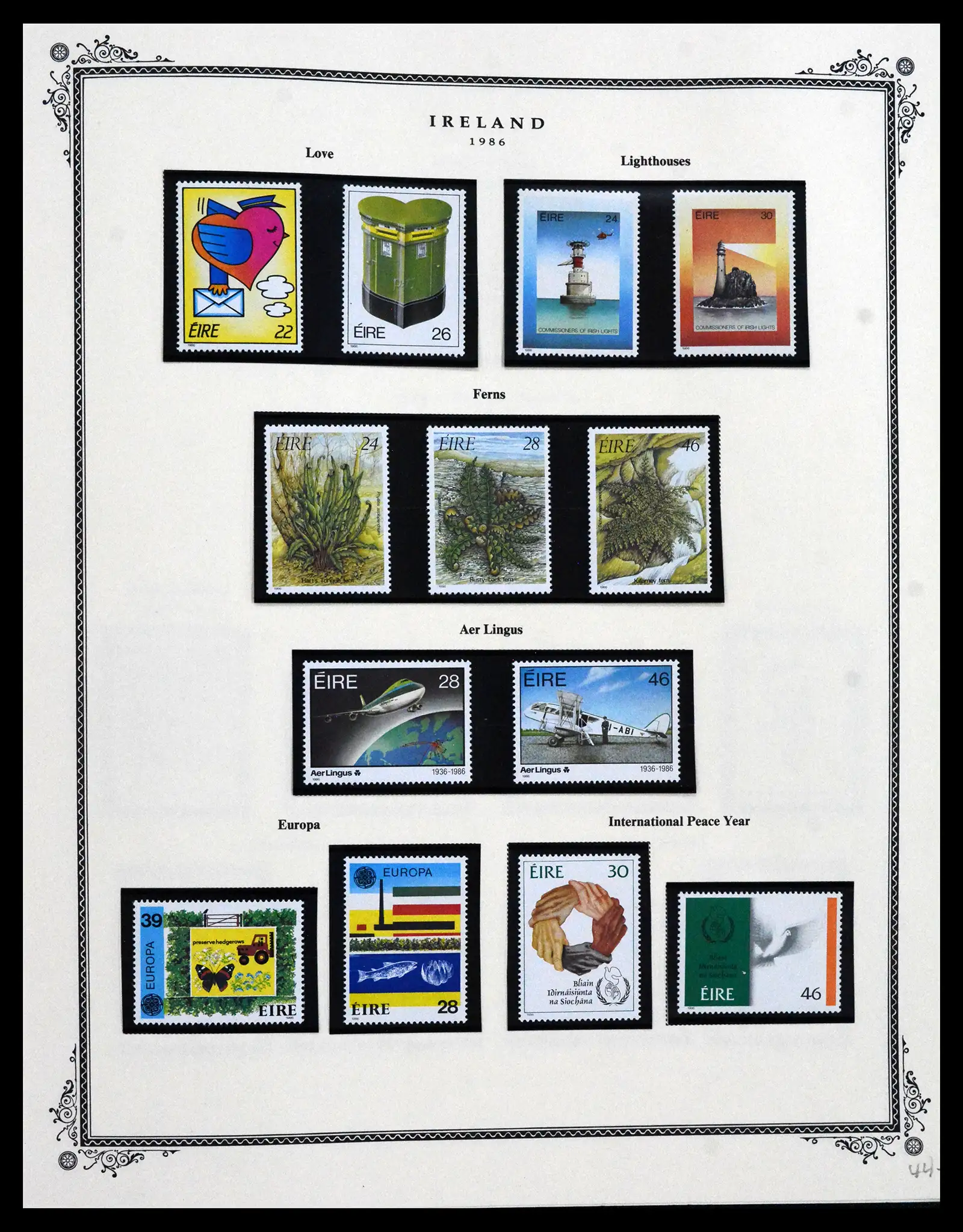 41838 0049 - Stamp collection 41838 Ireland 1922-1998.