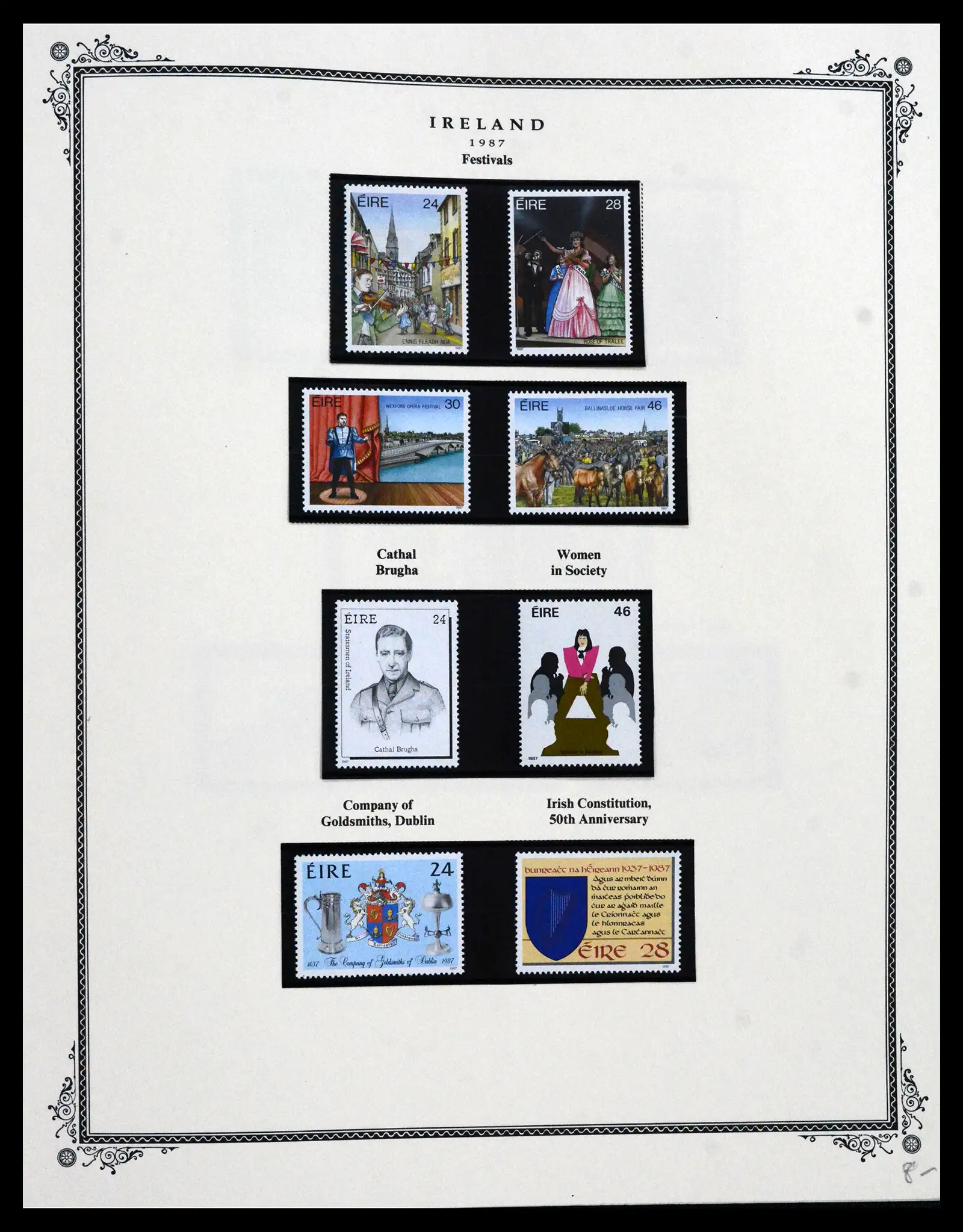 41838 0053 - Stamp collection 41838 Ireland 1922-1998.
