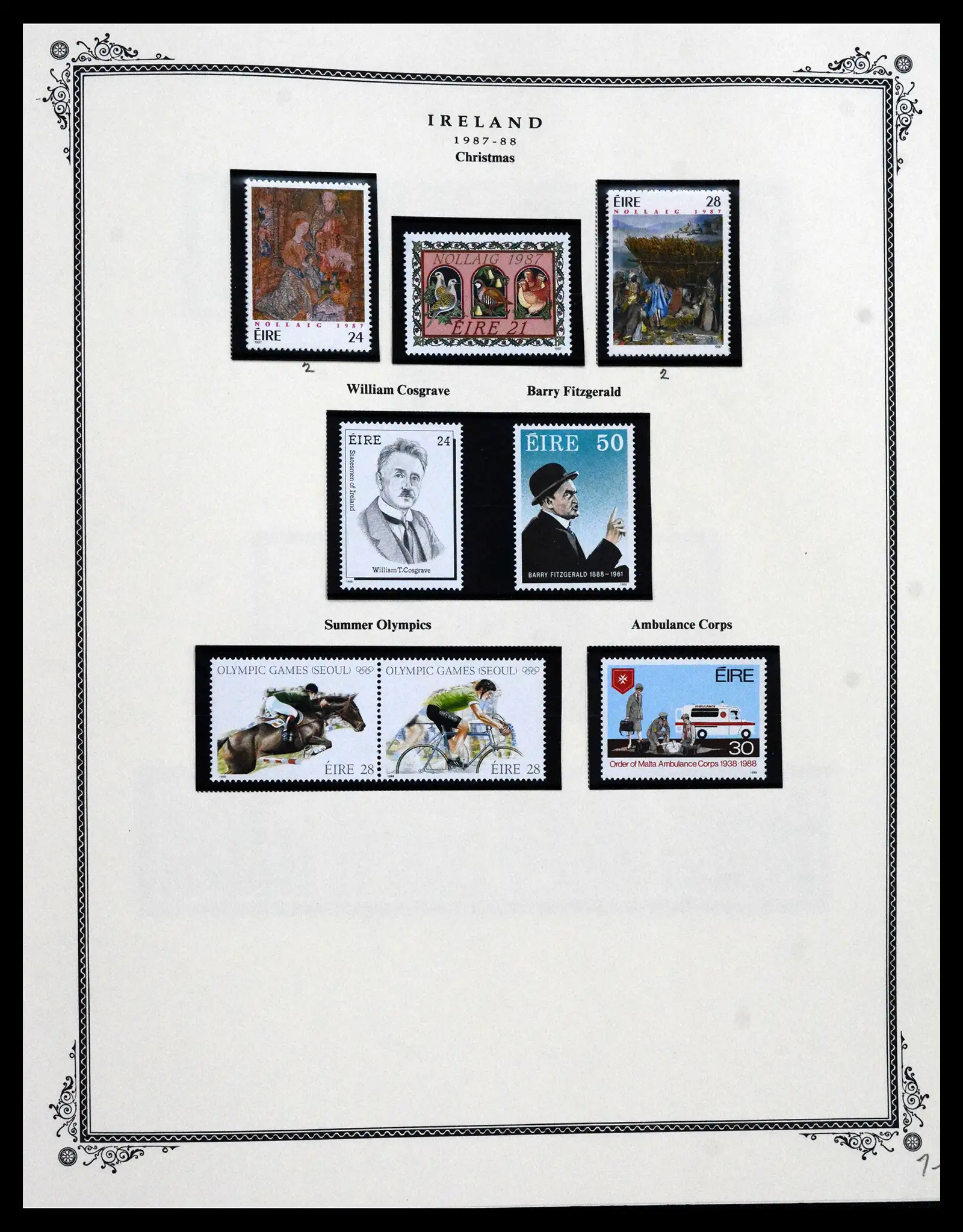 41838 0054 - Stamp collection 41838 Ireland 1922-1998.