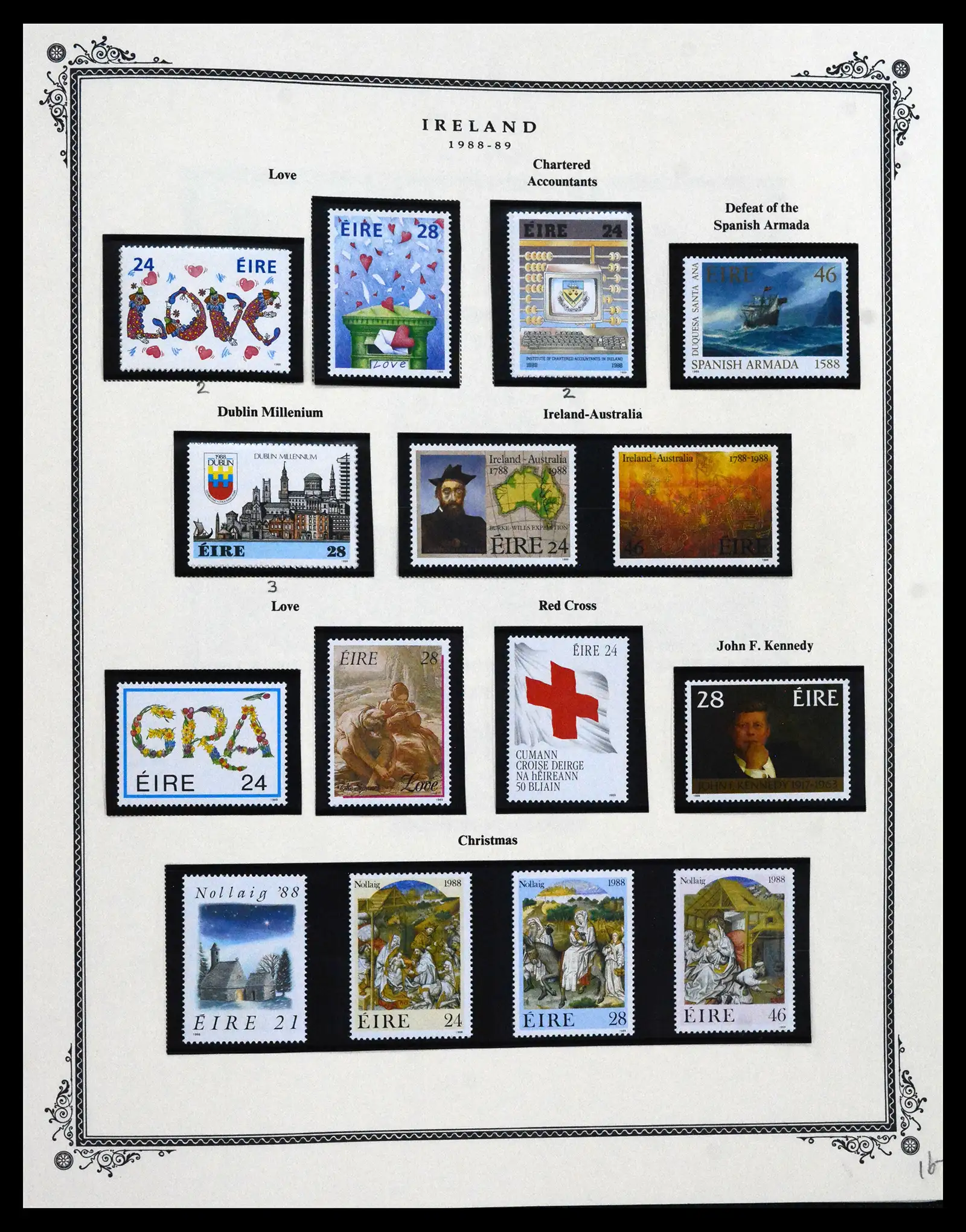 41838 0060 - Stamp collection 41838 Ireland 1922-1998.