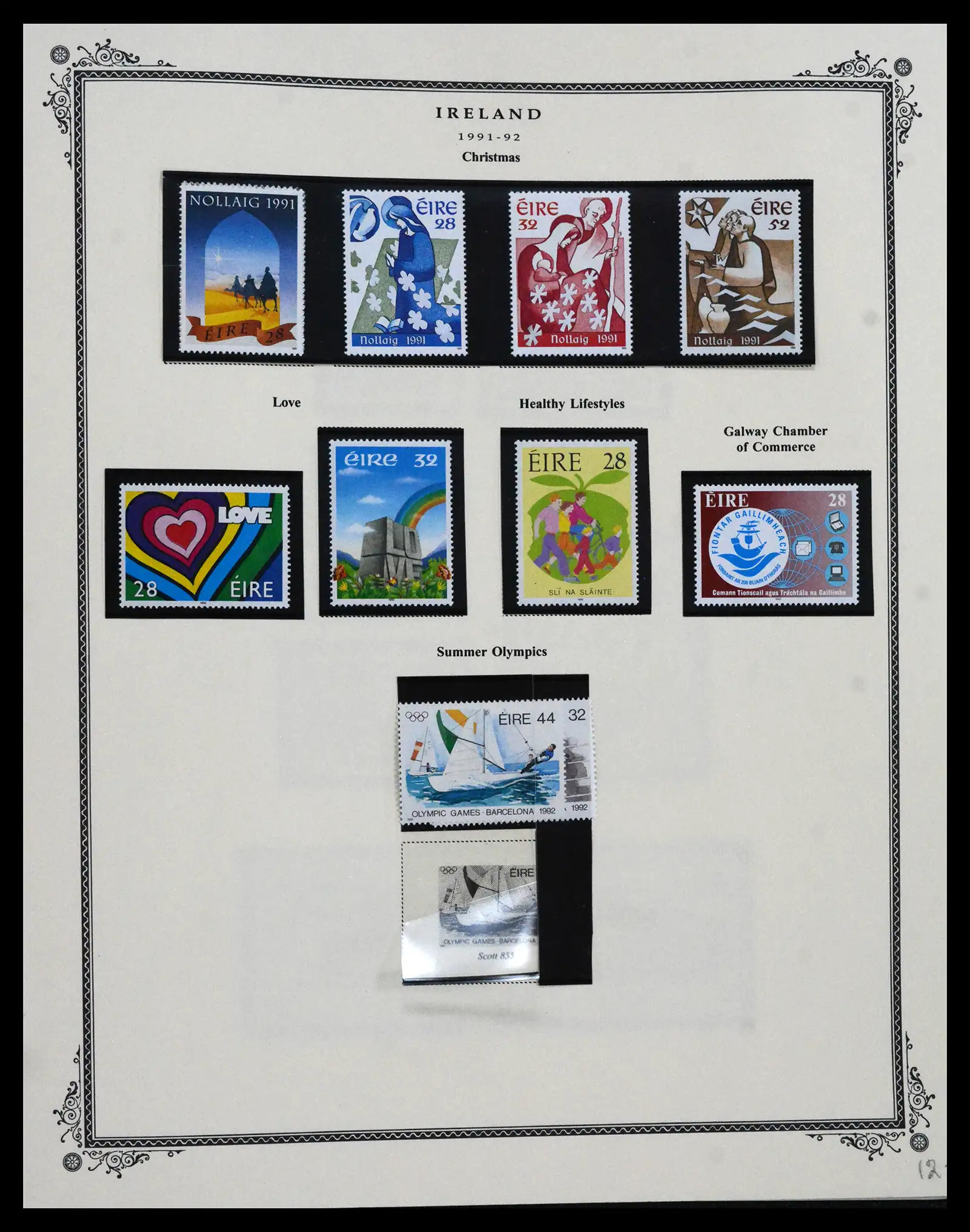 41838 0070 - Stamp collection 41838 Ireland 1922-1998.