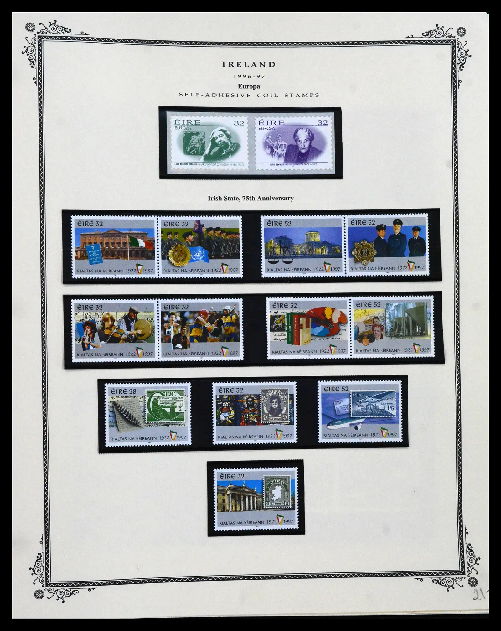 41838 0095 - Stamp collection 41838 Ireland 1922-1998.