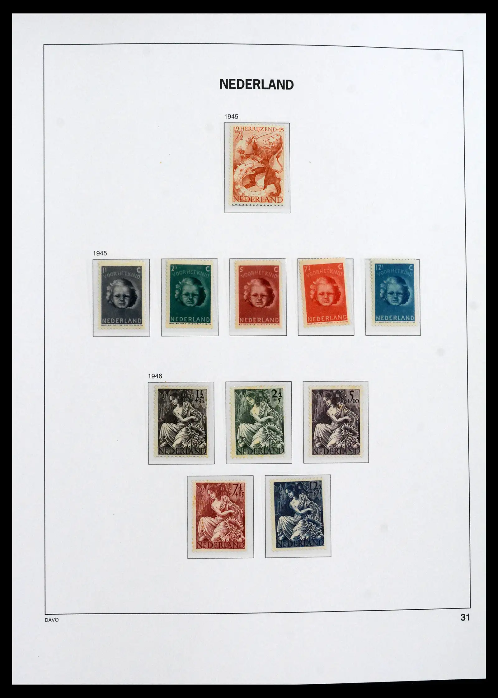 41839 0001 - Postzegelverzameling 41839 Nederland compleet 1945-2013.