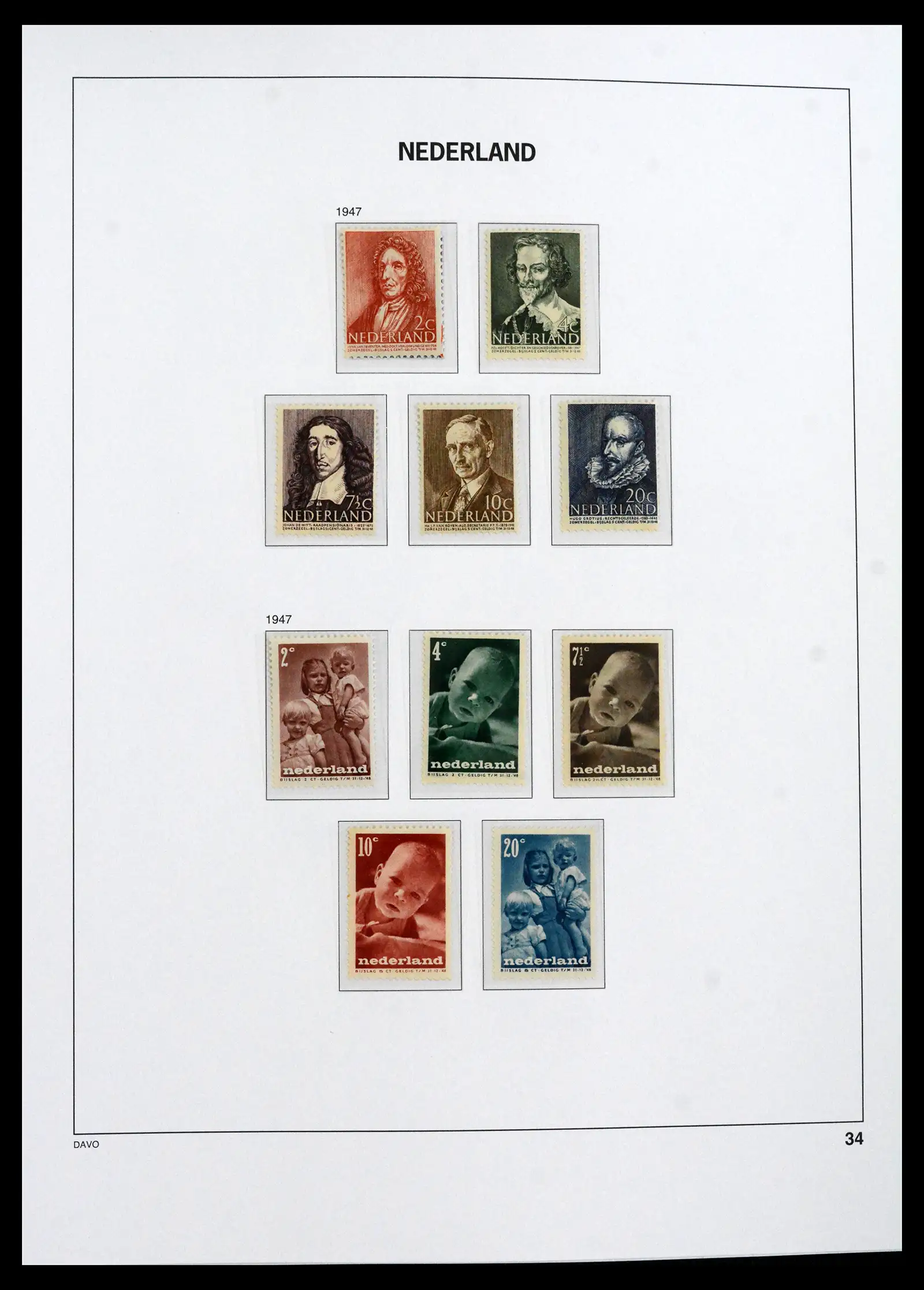 41839 0004 - Postzegelverzameling 41839 Nederland compleet 1945-2013.