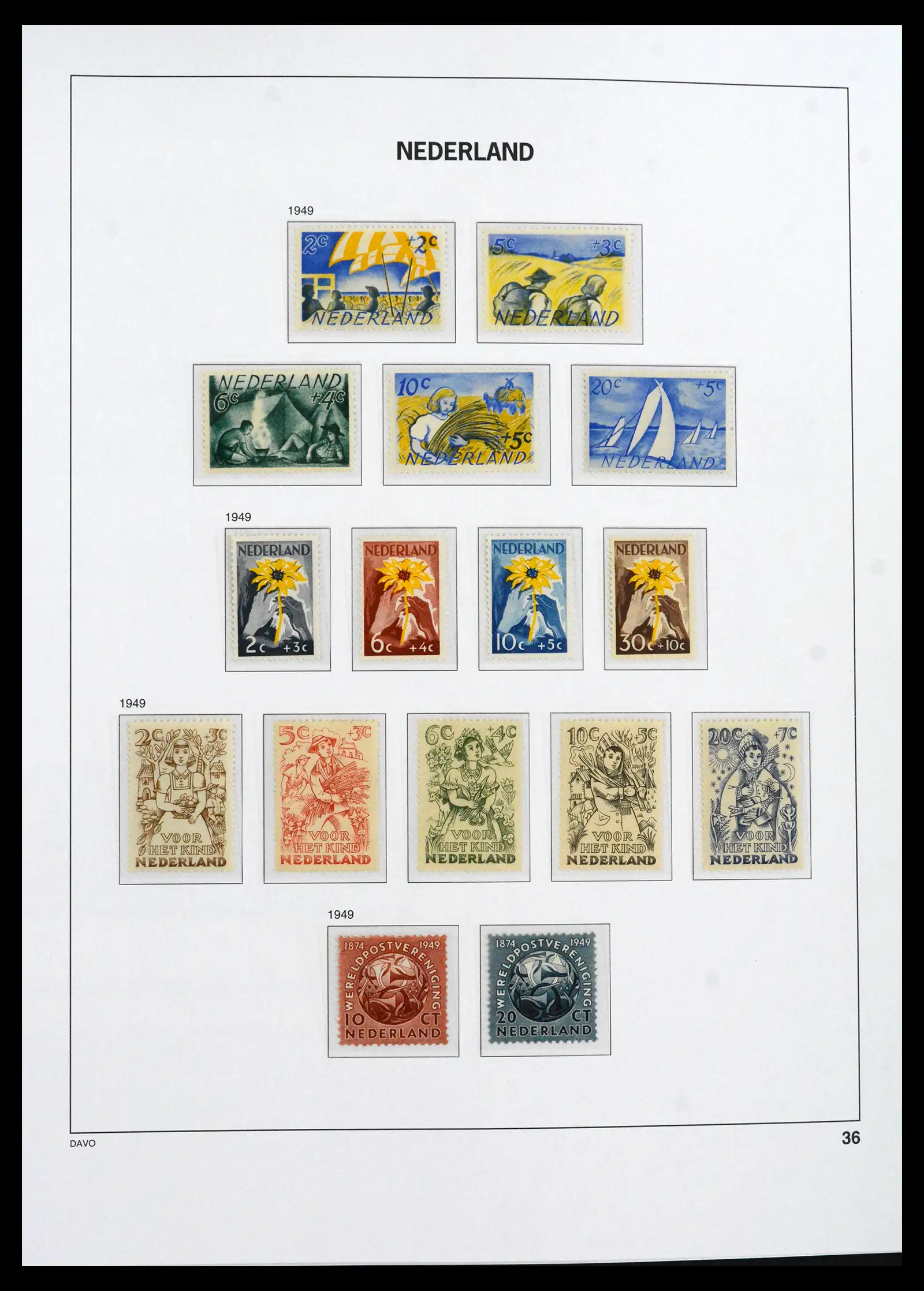 41839 0006 - Postzegelverzameling 41839 Nederland compleet 1945-2013.