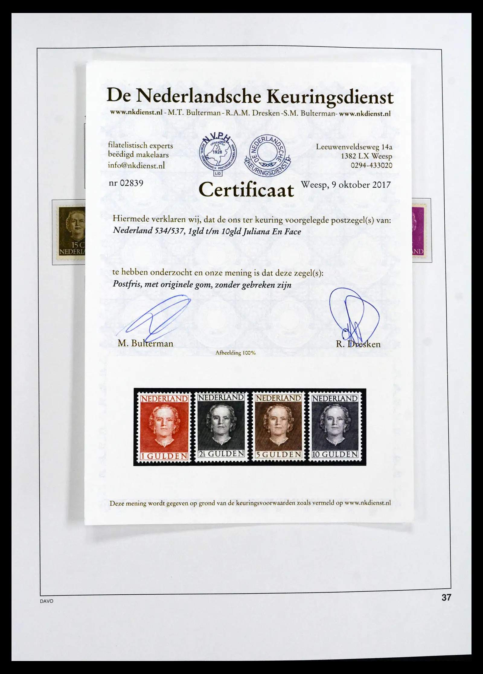 41839 0007 - Postzegelverzameling 41839 Nederland compleet 1945-2013.