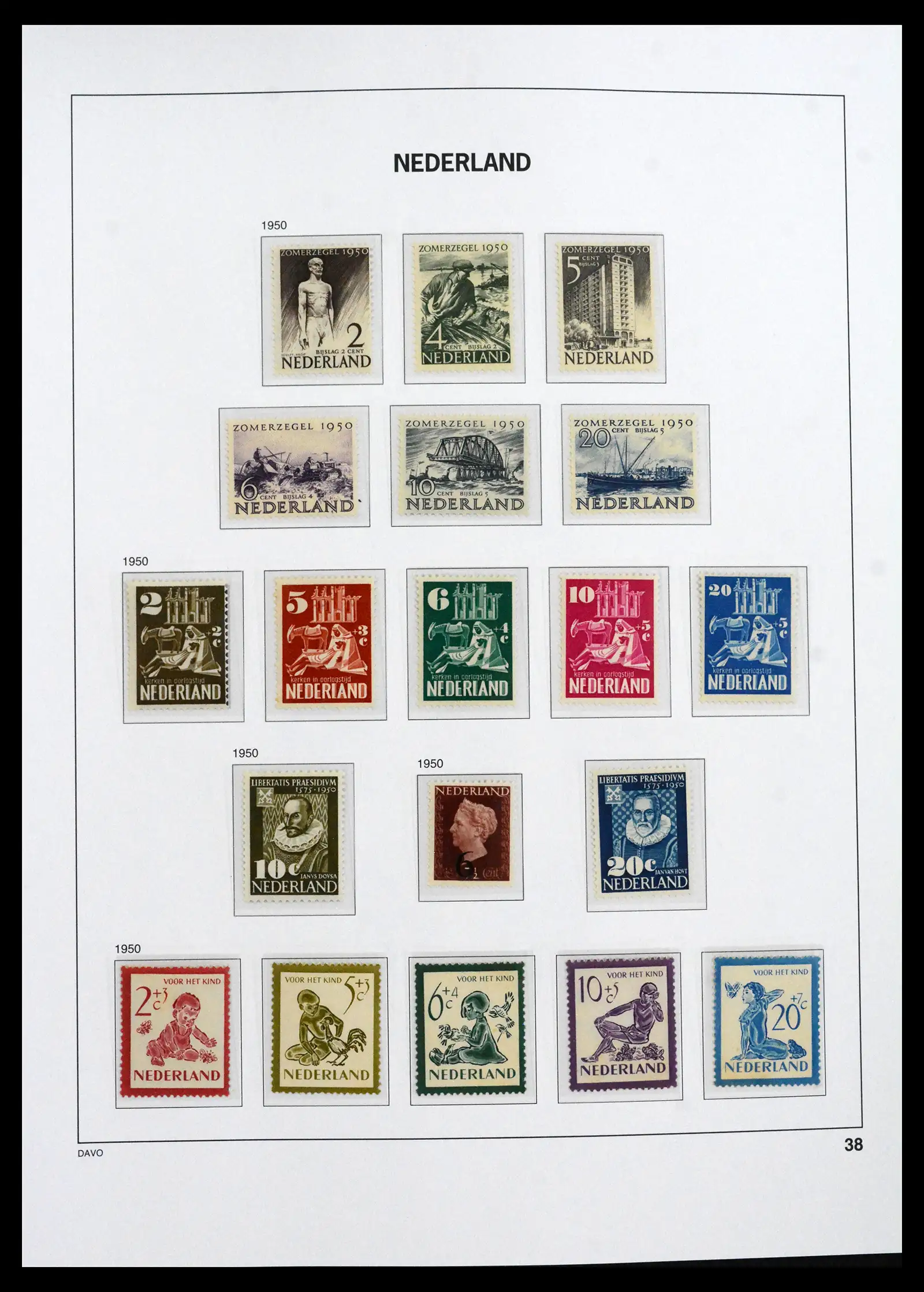 41839 0009 - Postzegelverzameling 41839 Nederland compleet 1945-2013.