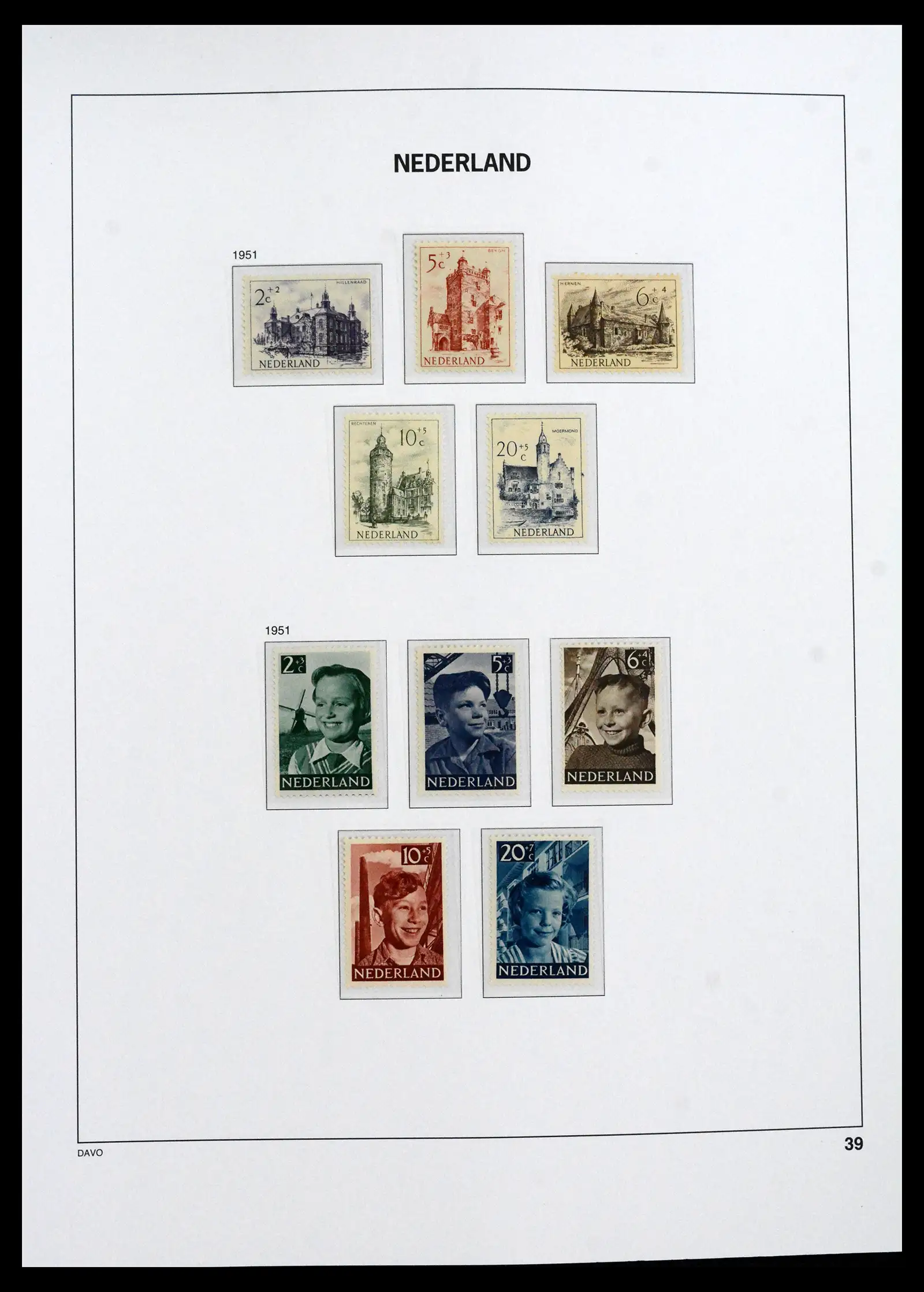 41839 0010 - Postzegelverzameling 41839 Nederland compleet 1945-2013.