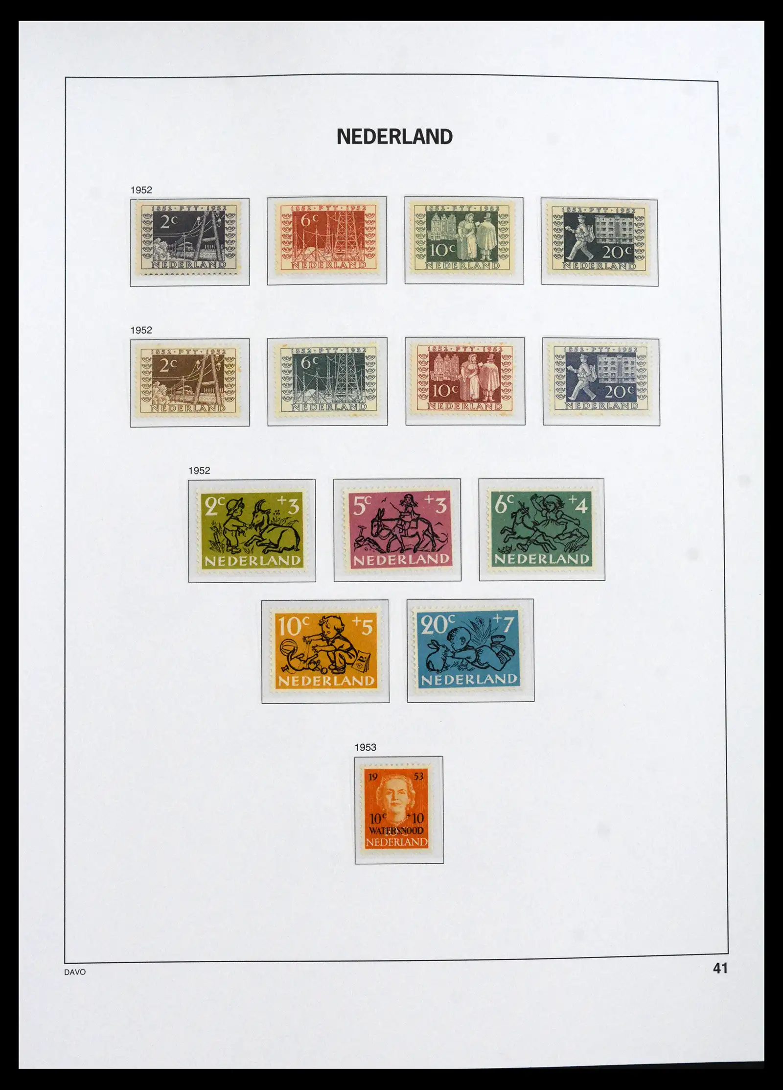 41839 0012 - Postzegelverzameling 41839 Nederland compleet 1945-2013.