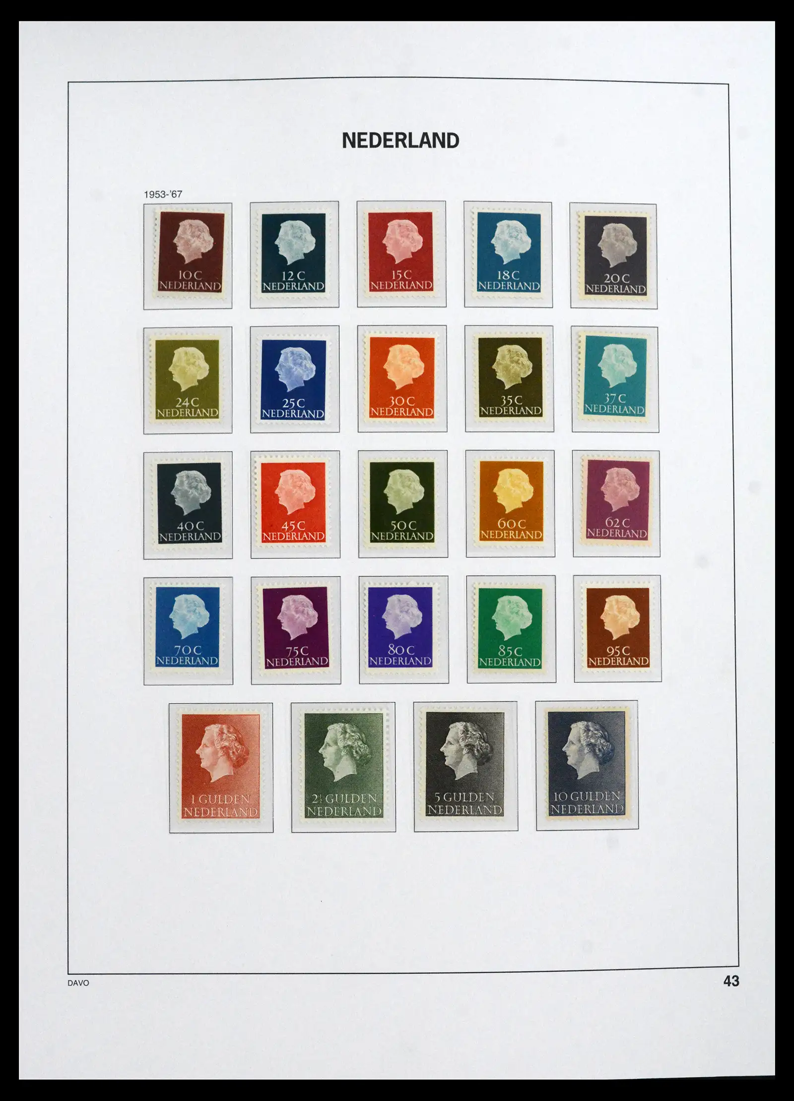 41839 0014 - Postzegelverzameling 41839 Nederland compleet 1945-2013.