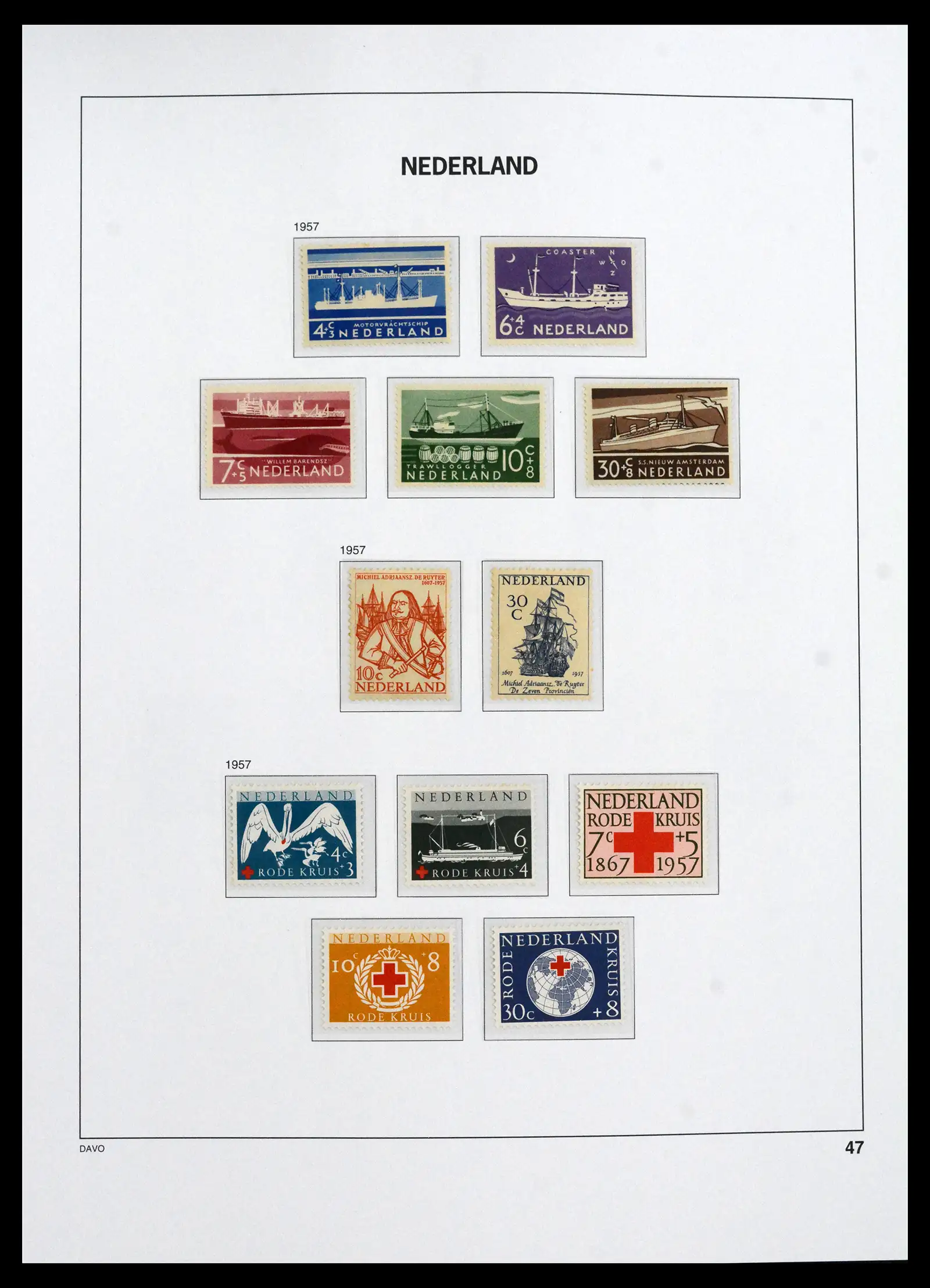 41839 0019 - Postzegelverzameling 41839 Nederland compleet 1945-2013.