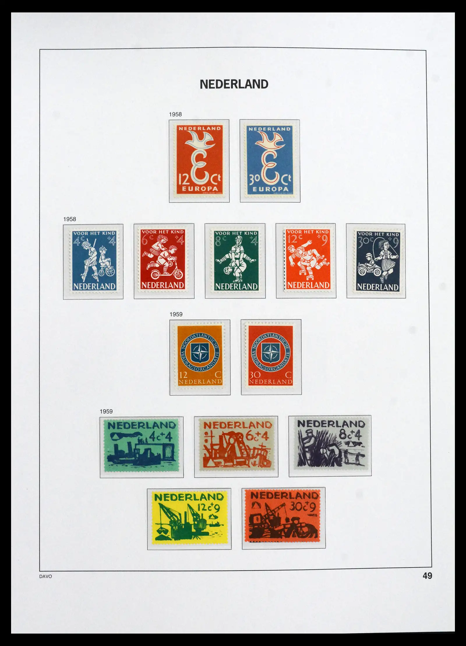 41839 0021 - Postzegelverzameling 41839 Nederland compleet 1945-2013.