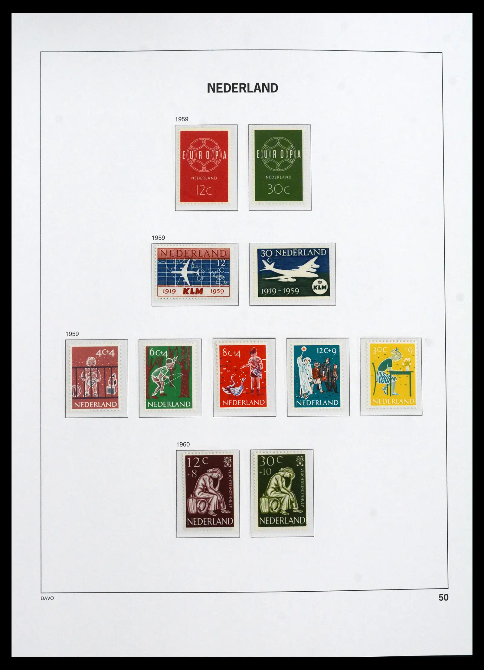 41839 0022 - Postzegelverzameling 41839 Nederland compleet 1945-2013.