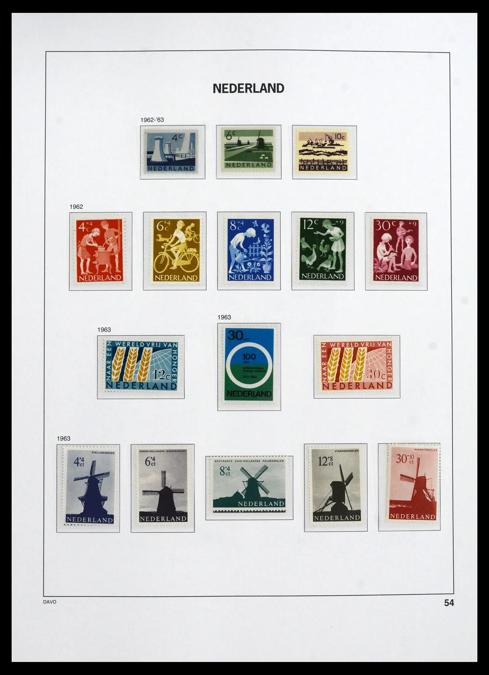 41839 0026 - Postzegelverzameling 41839 Nederland compleet 1945-2013.