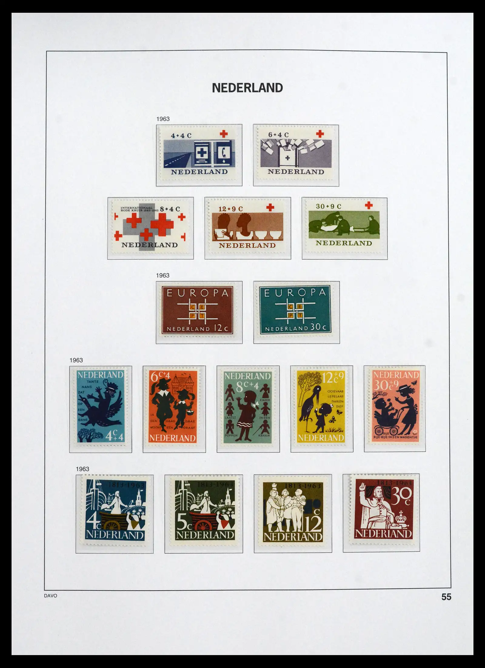 41839 0027 - Postzegelverzameling 41839 Nederland compleet 1945-2013.