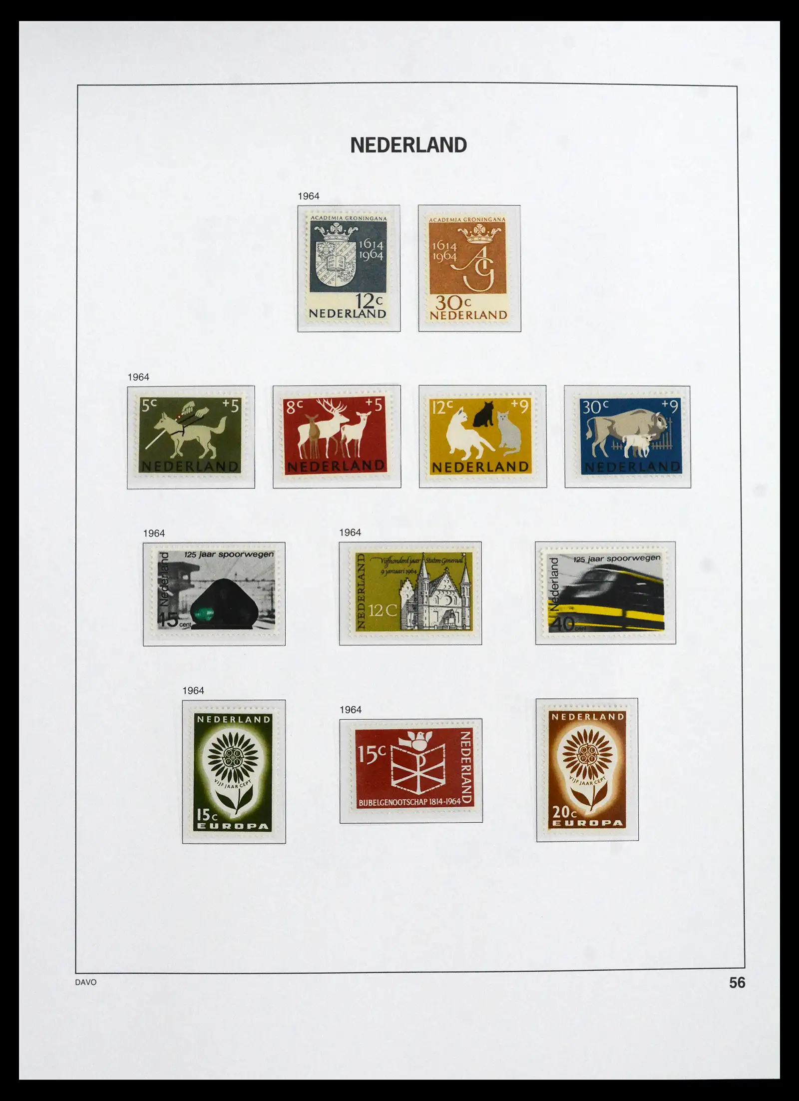 41839 0028 - Postzegelverzameling 41839 Nederland compleet 1945-2013.