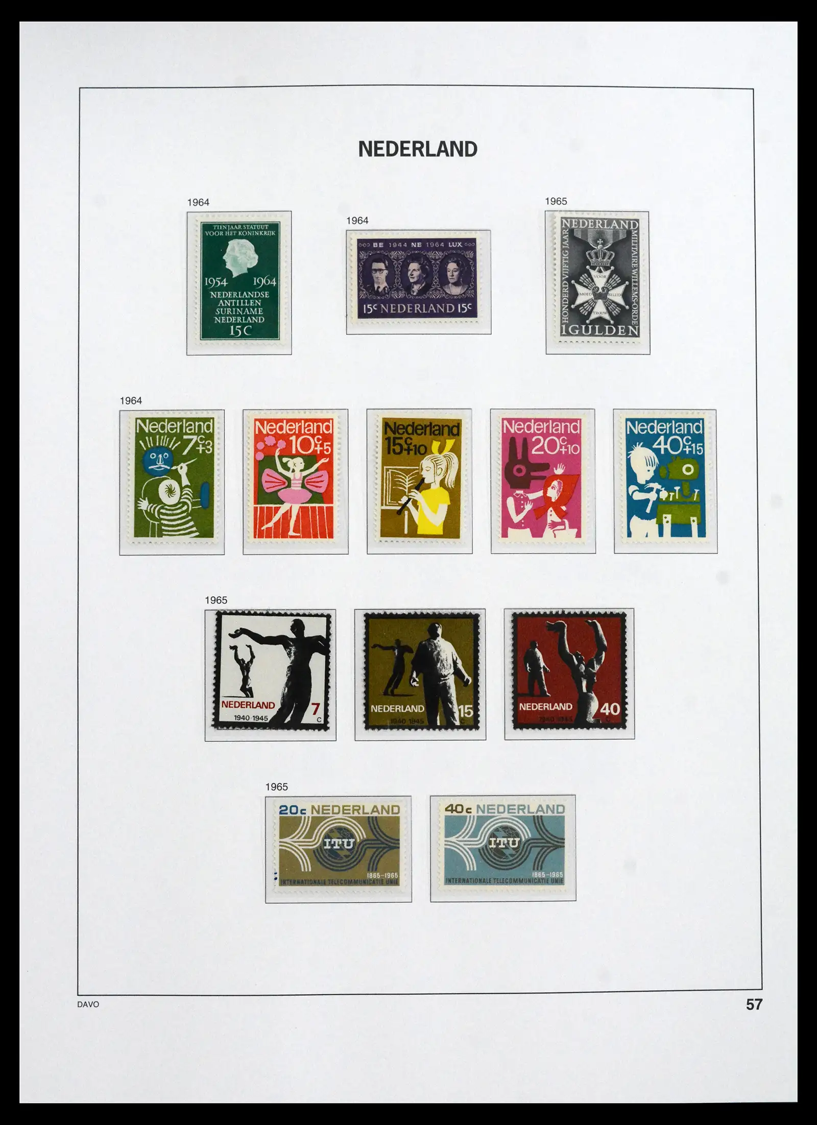 41839 0029 - Postzegelverzameling 41839 Nederland compleet 1945-2013.