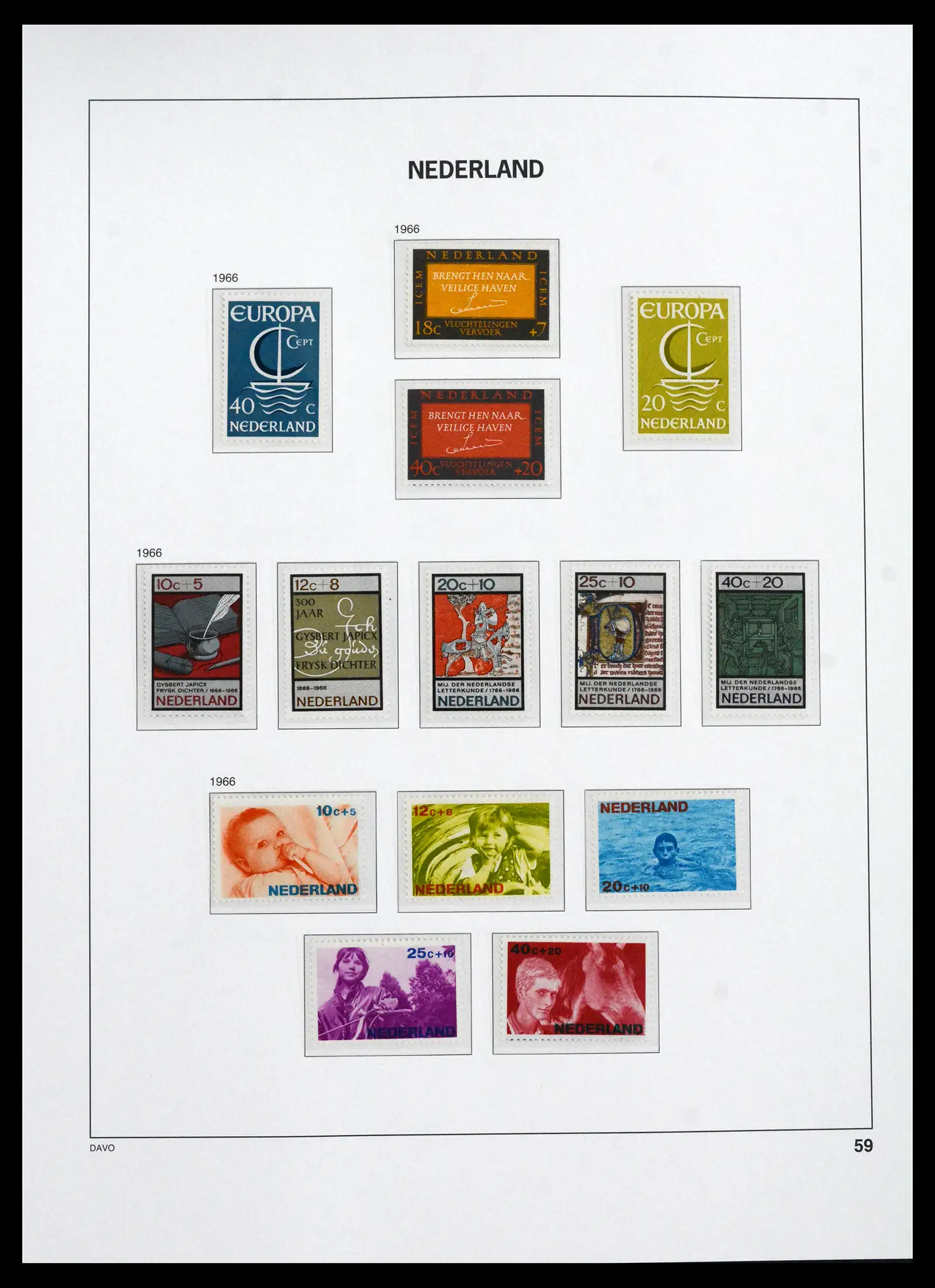 41839 0031 - Postzegelverzameling 41839 Nederland compleet 1945-2013.