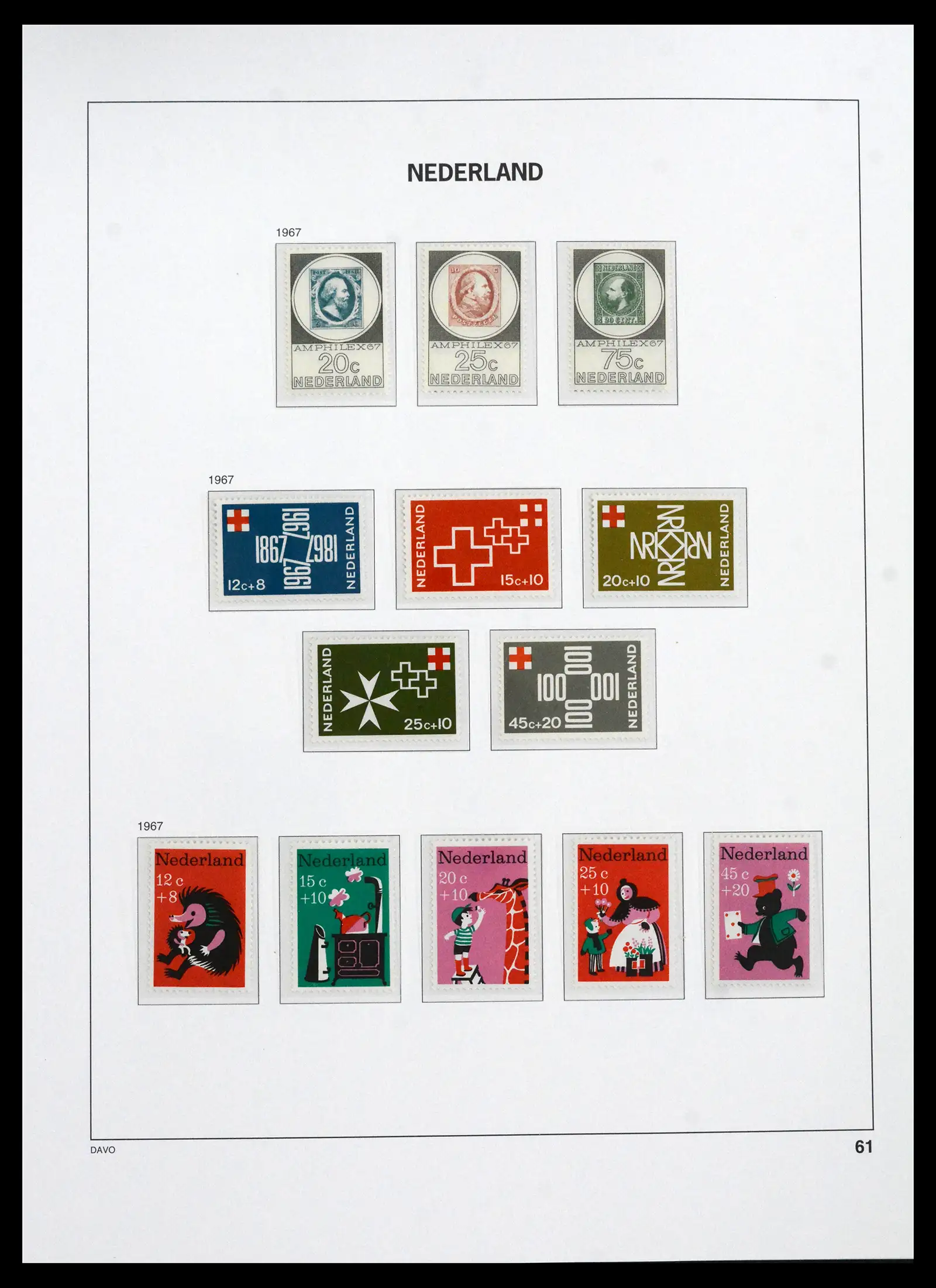 41839 0033 - Postzegelverzameling 41839 Nederland compleet 1945-2013.