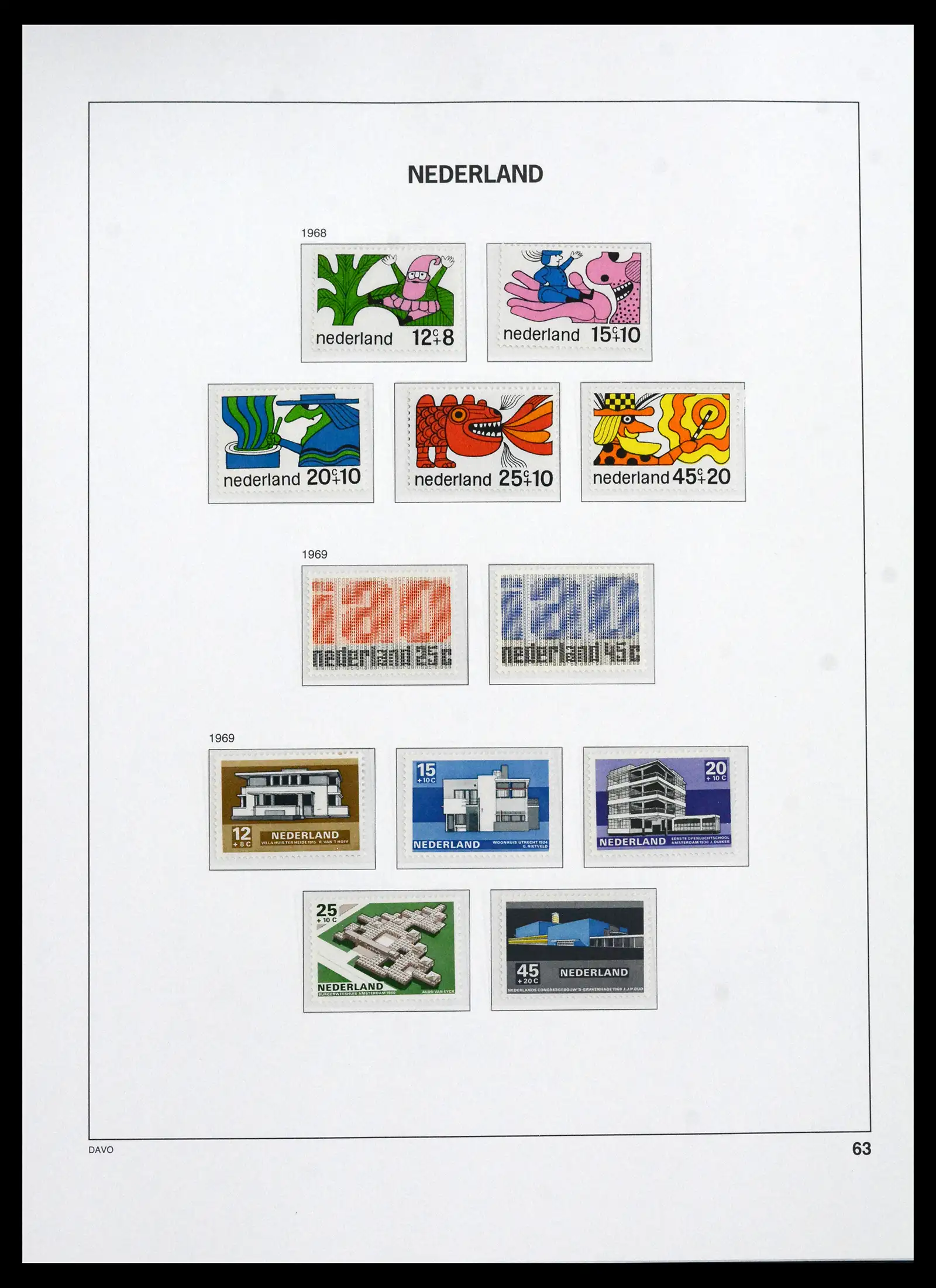 41839 0035 - Postzegelverzameling 41839 Nederland compleet 1945-2013.