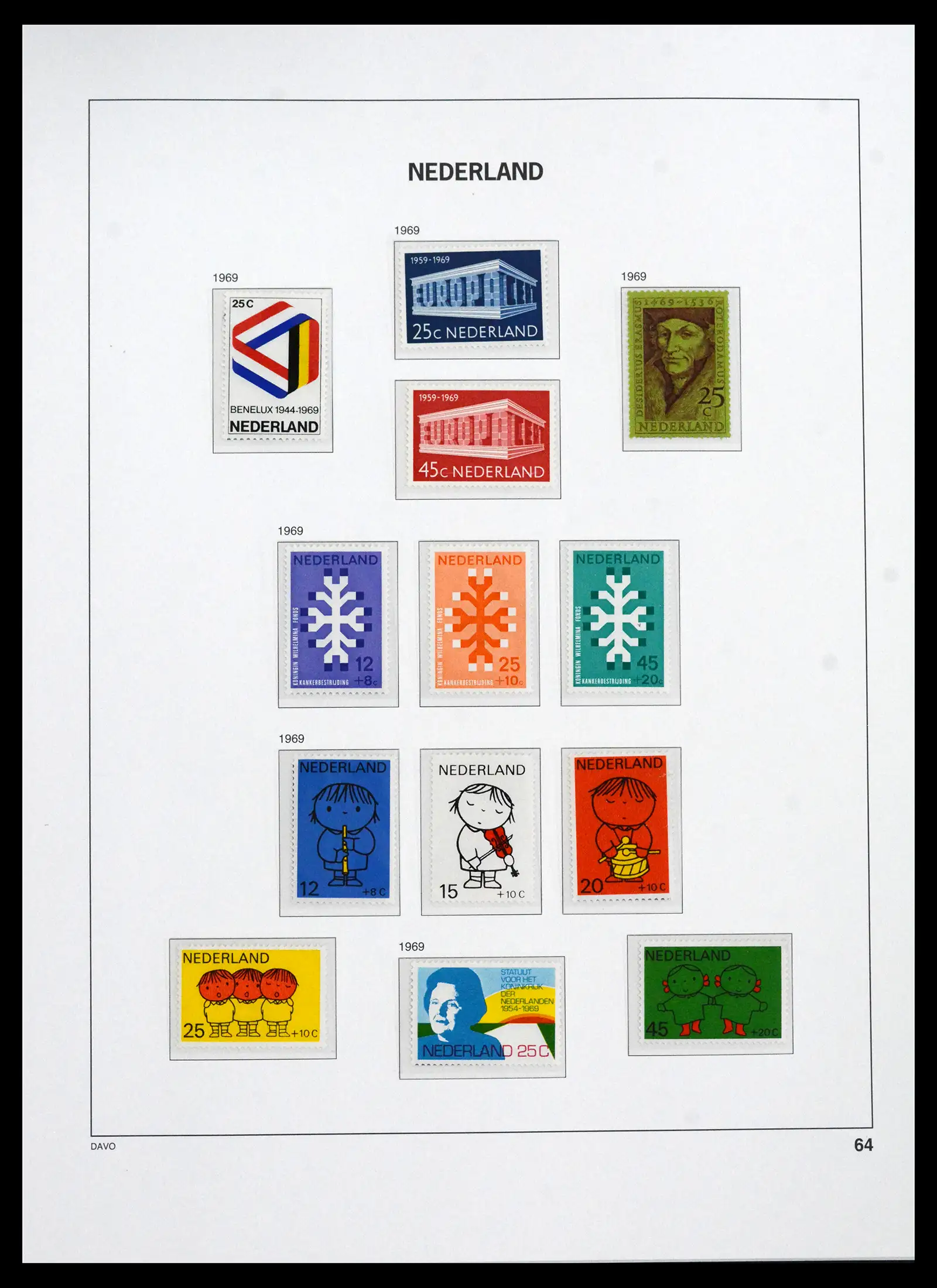 41839 0036 - Postzegelverzameling 41839 Nederland compleet 1945-2013.