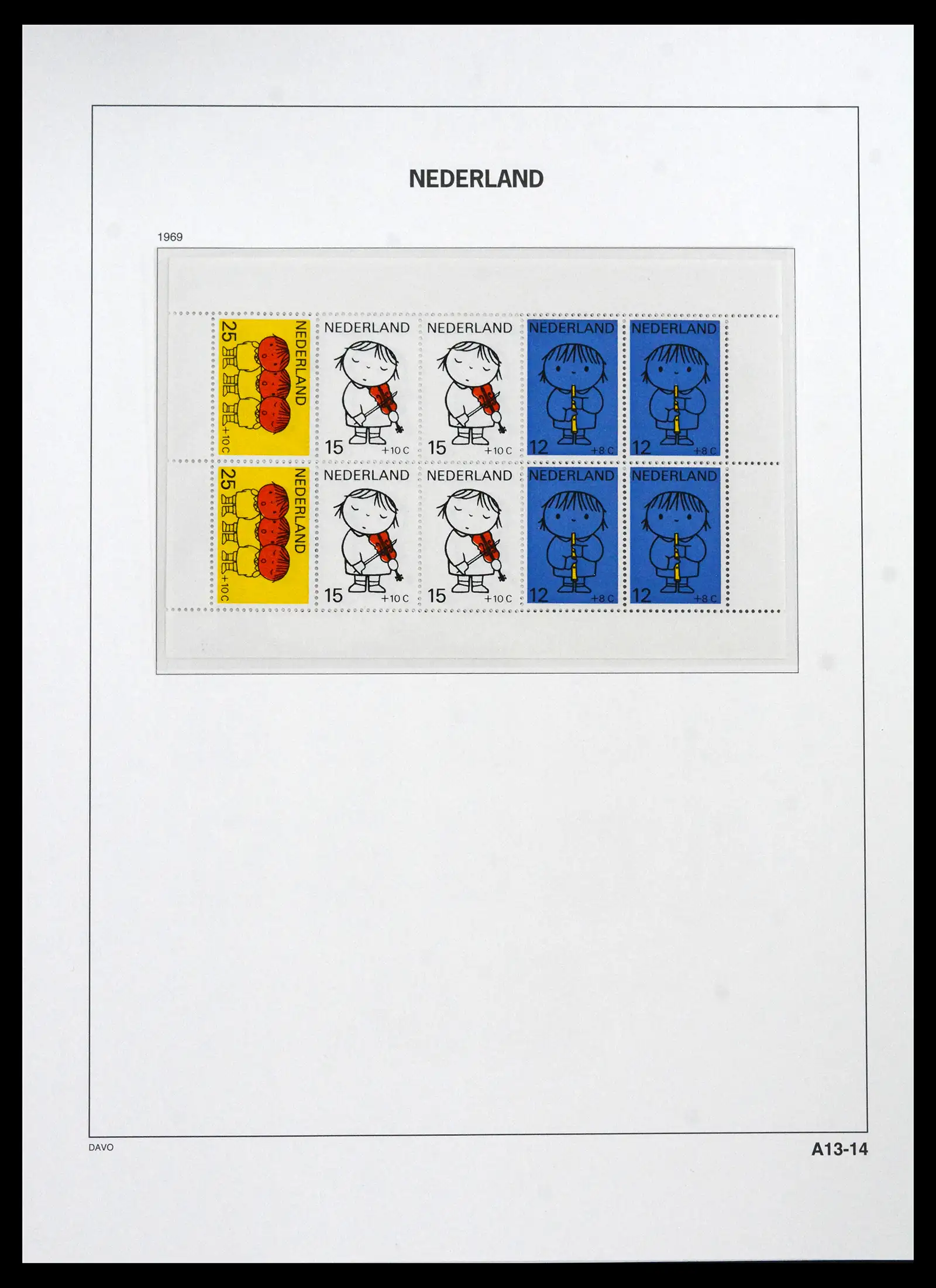 41839 0043 - Postzegelverzameling 41839 Nederland compleet 1945-2013.