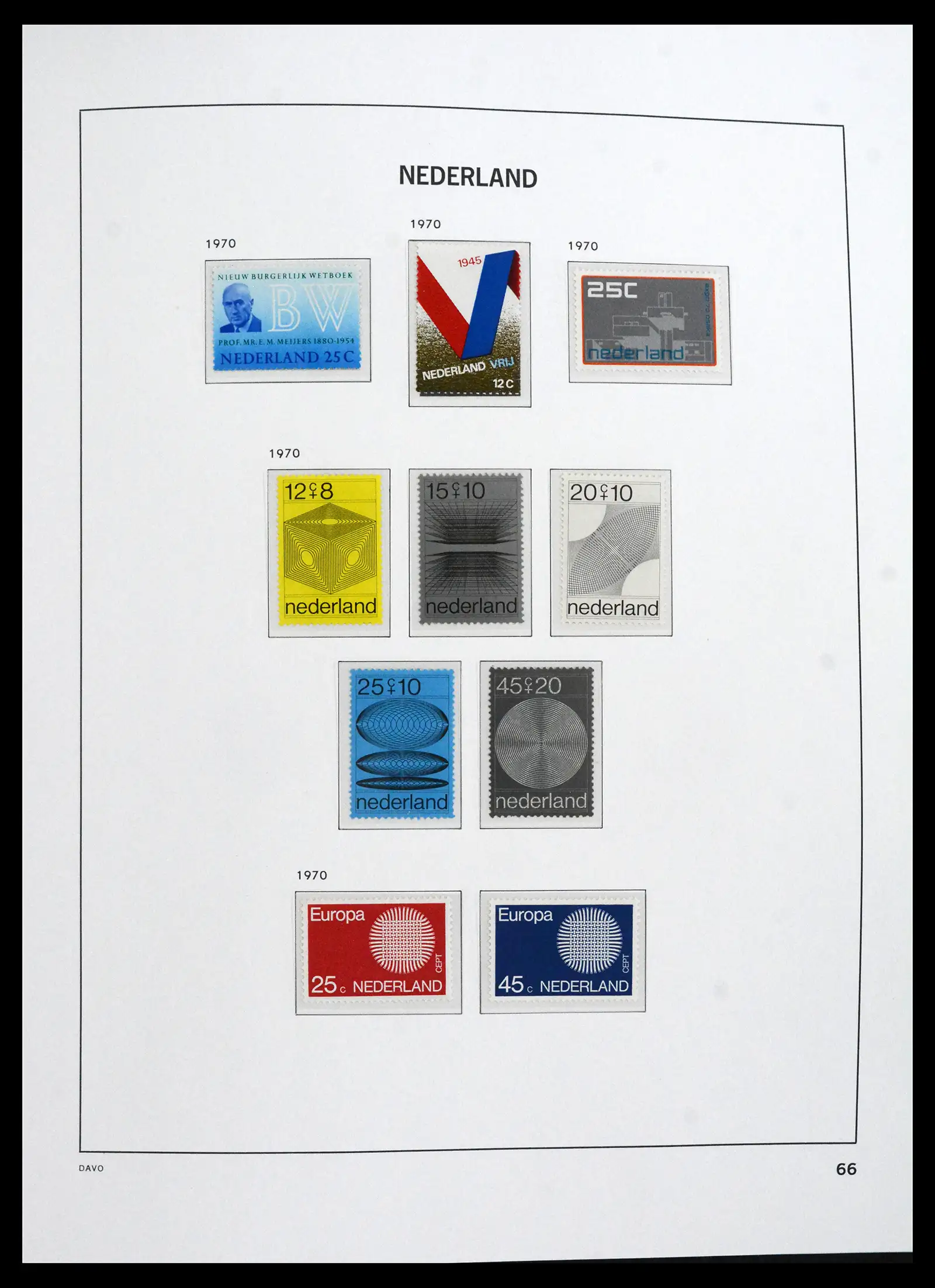 41839 0047 - Postzegelverzameling 41839 Nederland compleet 1945-2013.