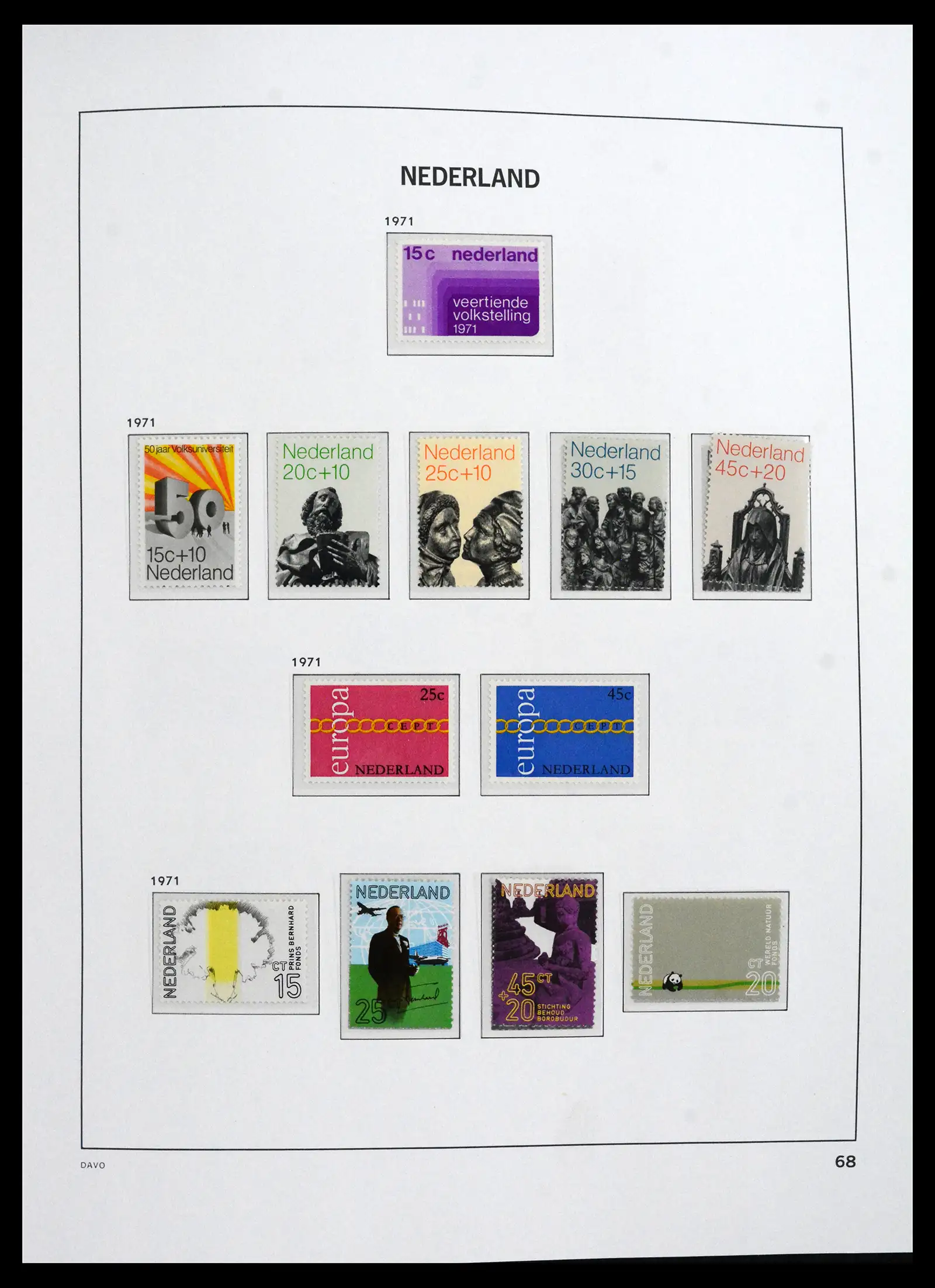 41839 0049 - Postzegelverzameling 41839 Nederland compleet 1945-2013.