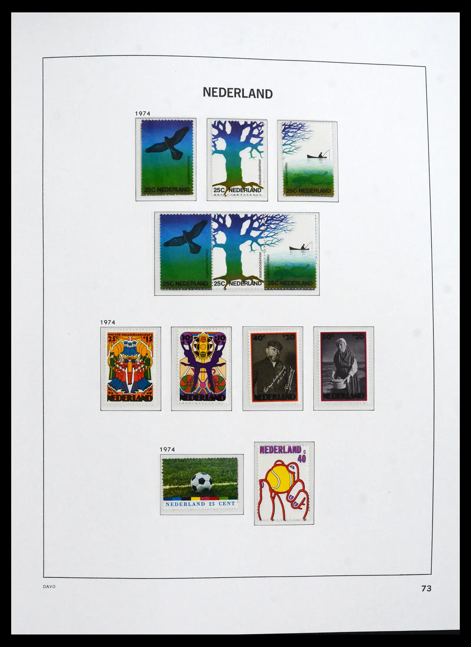 41839 0054 - Postzegelverzameling 41839 Nederland compleet 1945-2013.