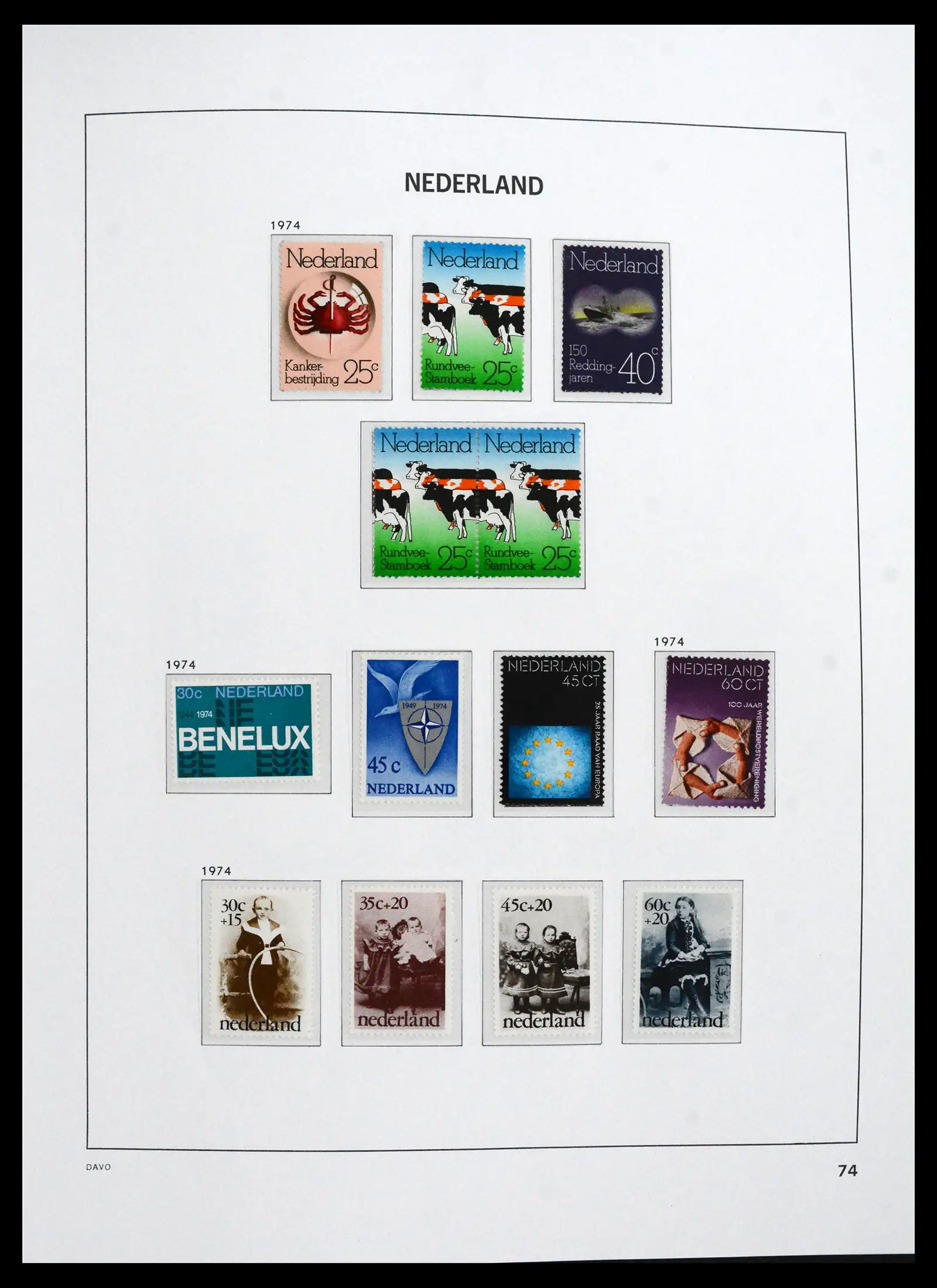 41839 0055 - Postzegelverzameling 41839 Nederland compleet 1945-2013.