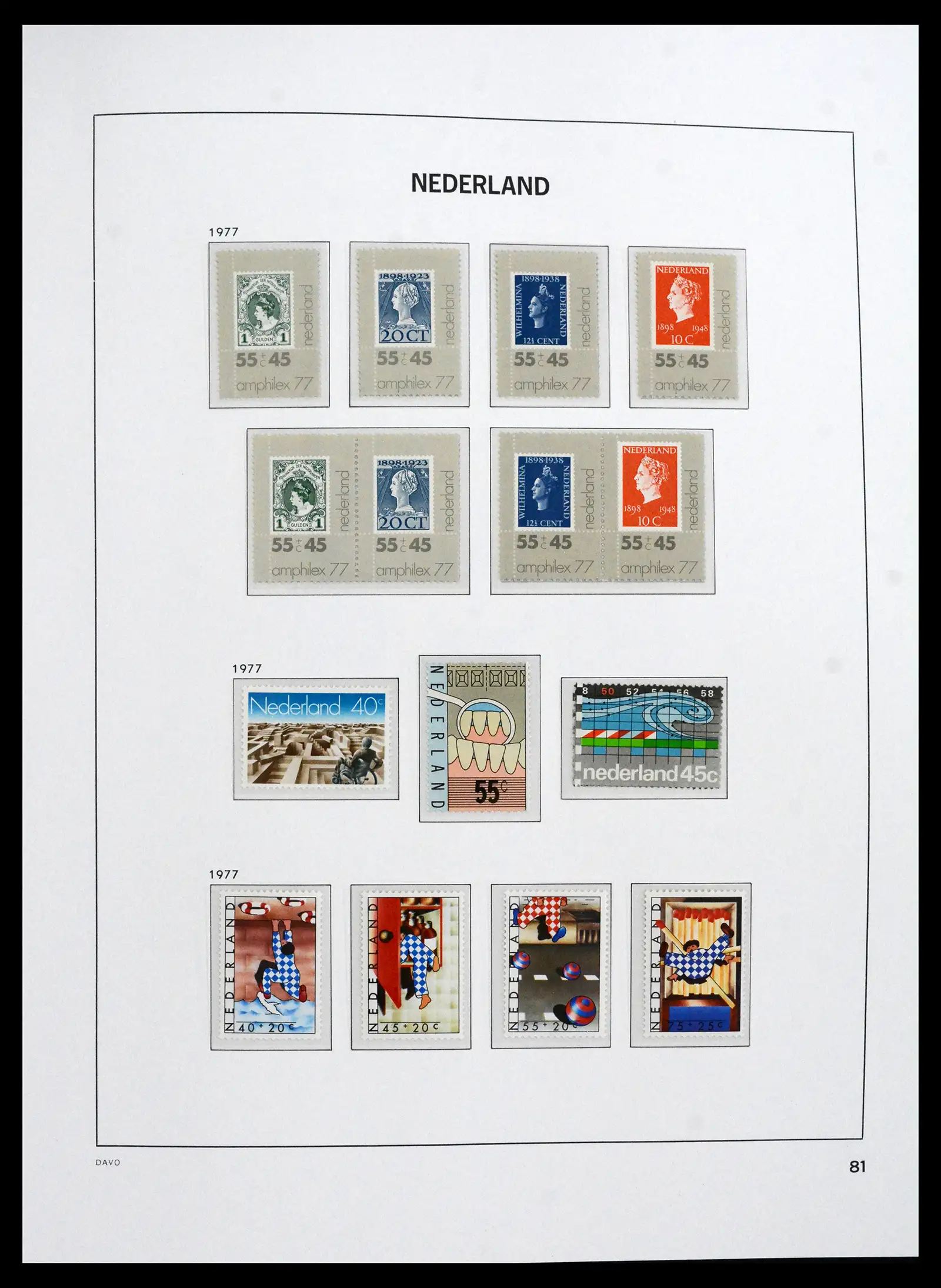 41839 0063 - Postzegelverzameling 41839 Nederland compleet 1945-2013.