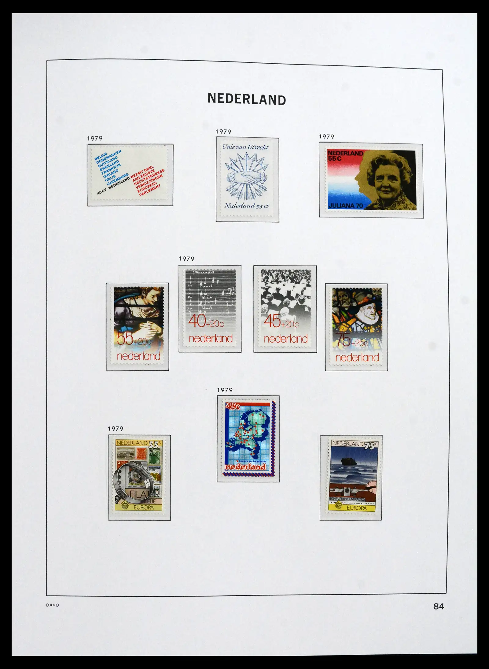 41839 0066 - Postzegelverzameling 41839 Nederland compleet 1945-2013.