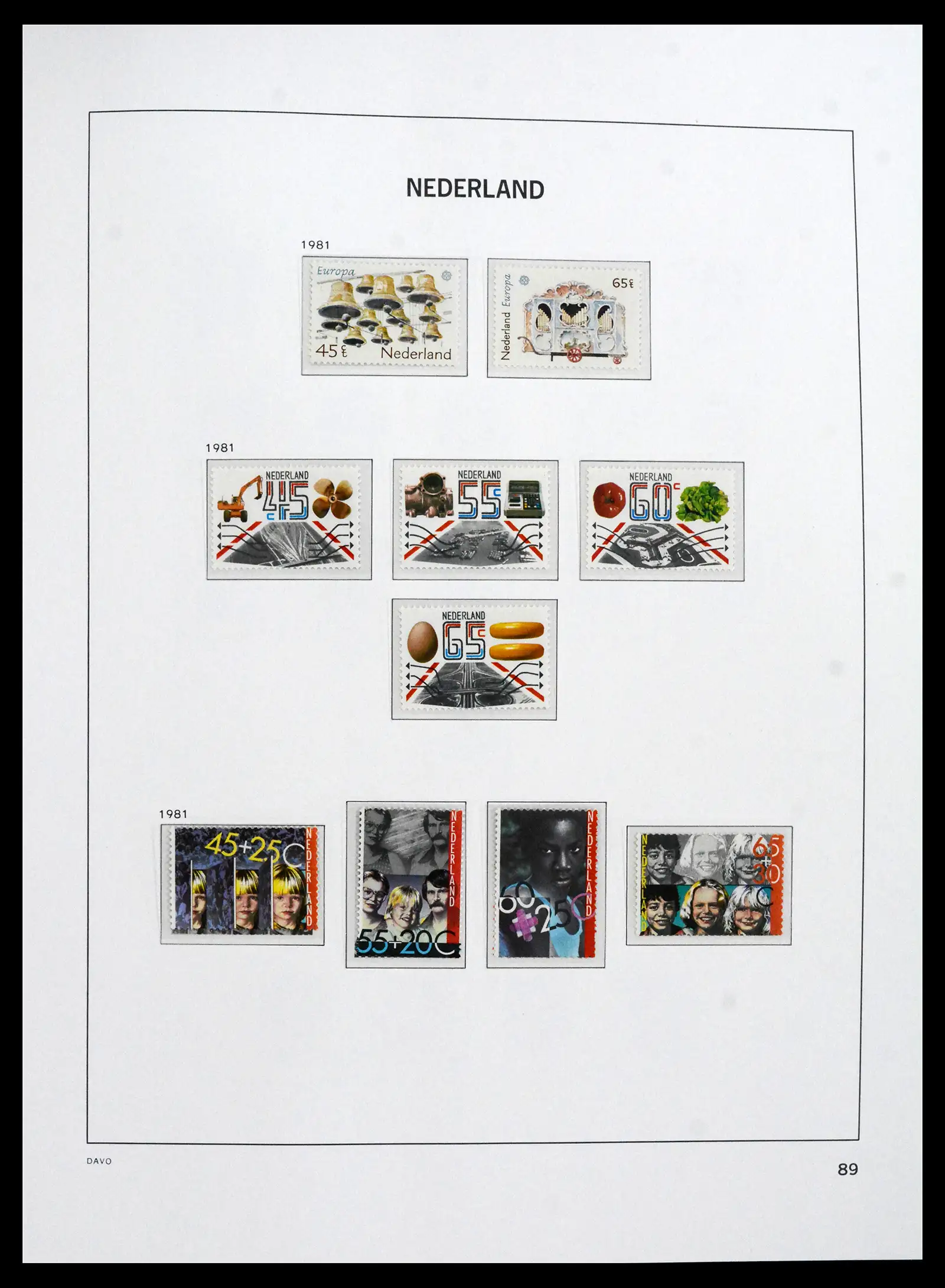 41839 0071 - Postzegelverzameling 41839 Nederland compleet 1945-2013.