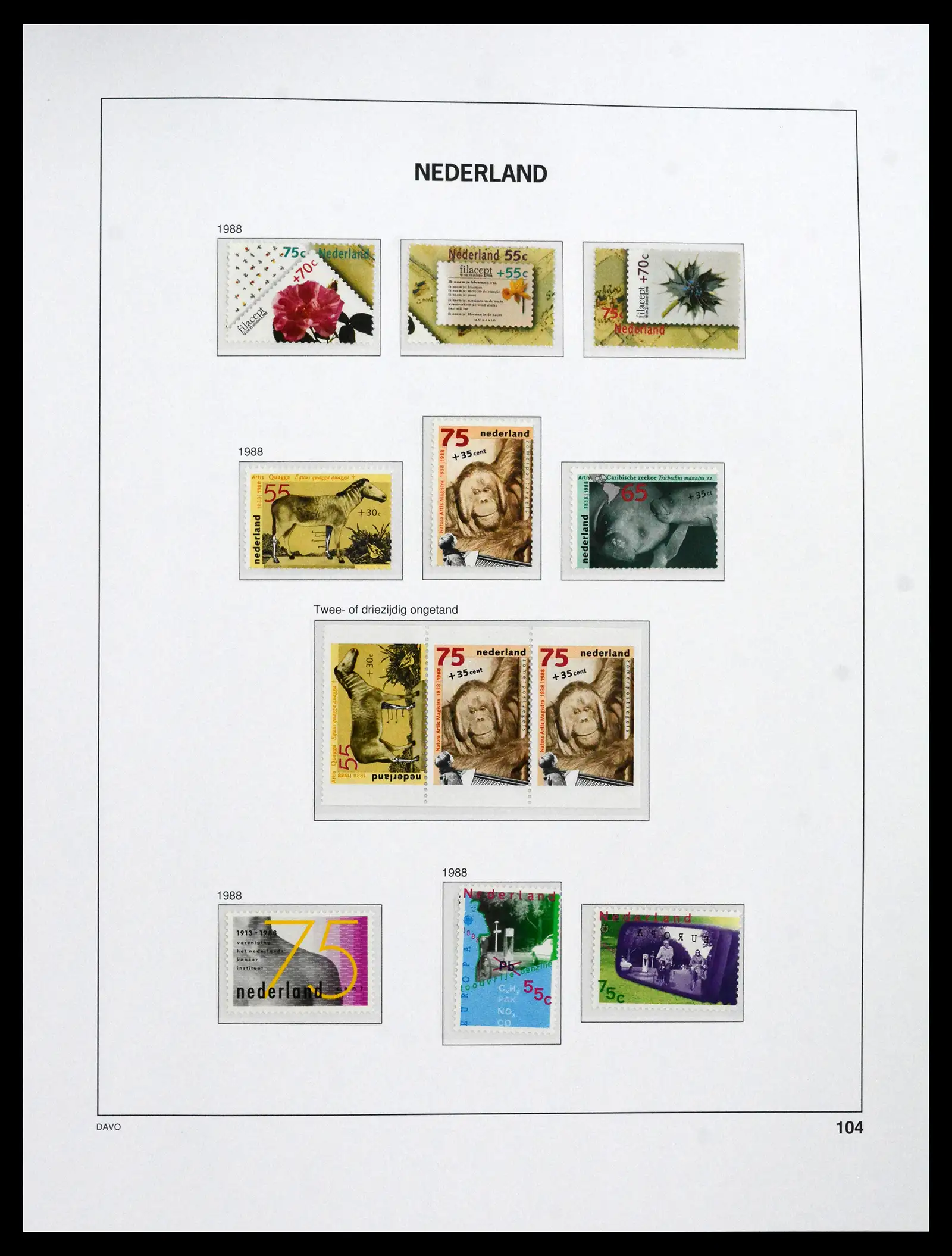 41839 0092 - Postzegelverzameling 41839 Nederland compleet 1945-2013.