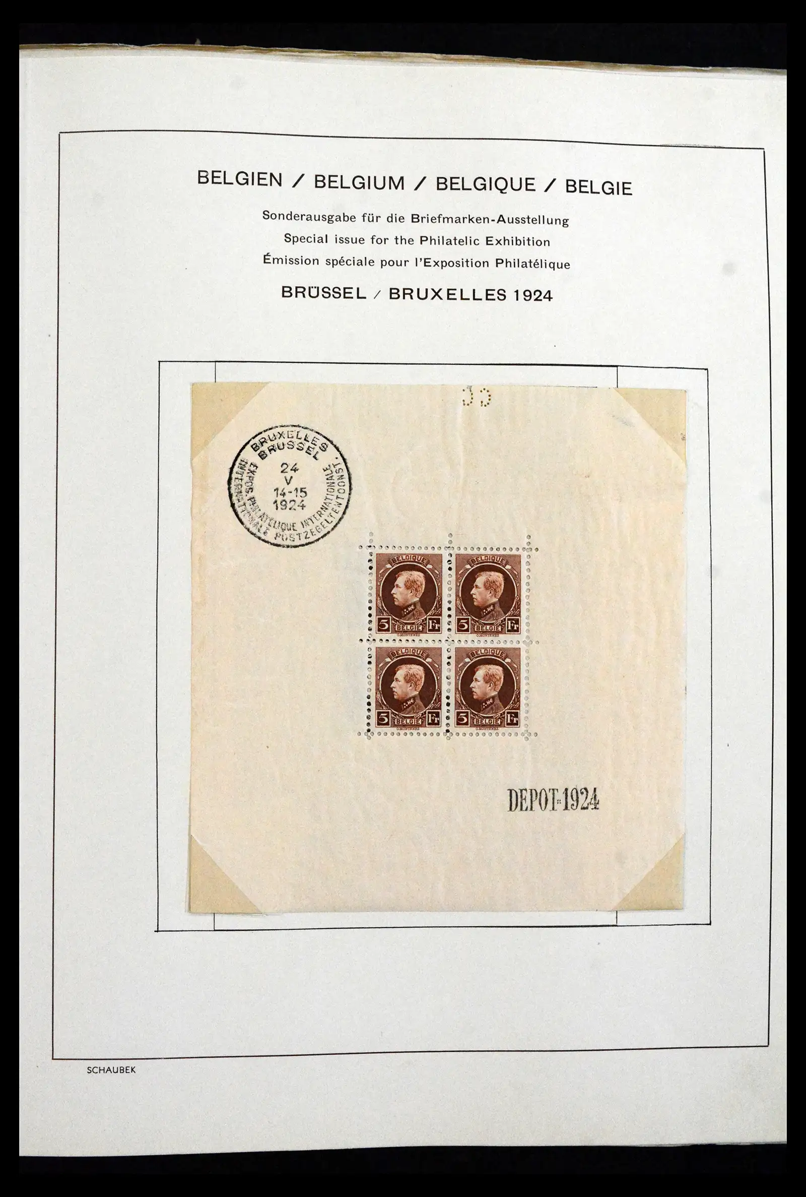 41840 0003 - Stamp collection 41840 World blocs 1925-1961.