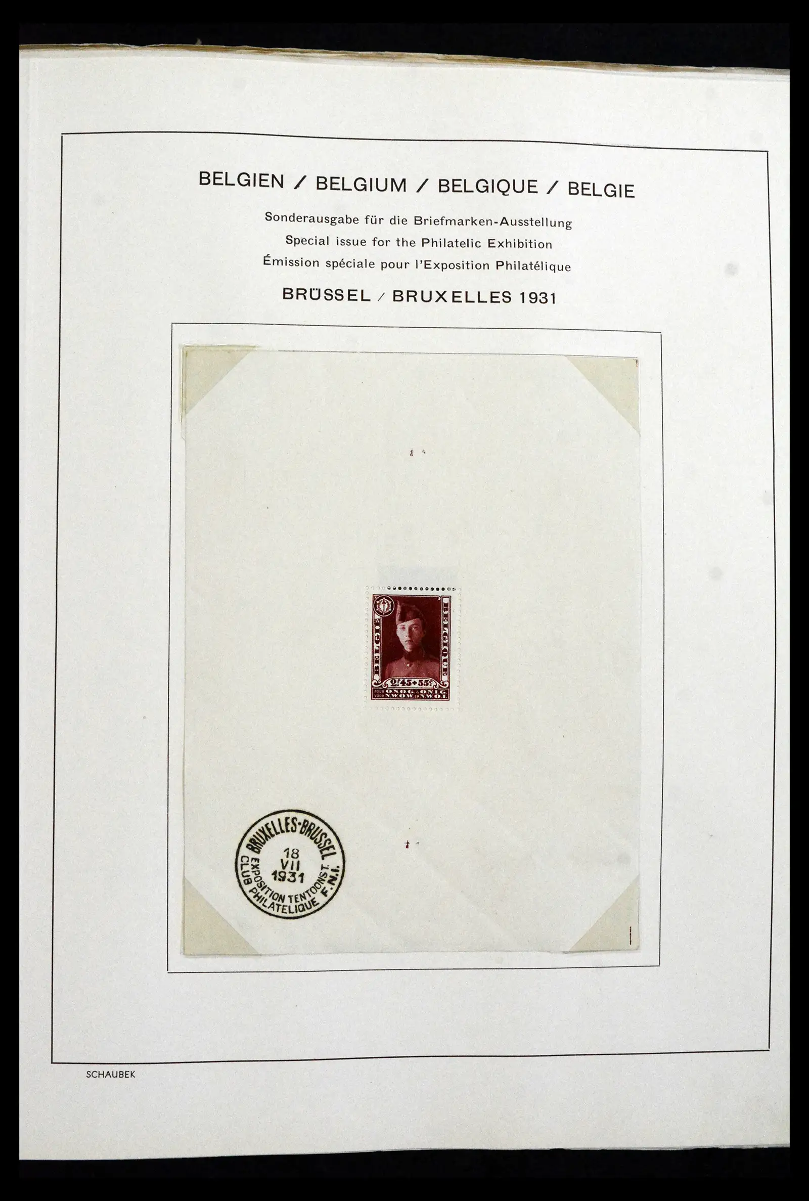 41840 0005 - Stamp collection 41840 World blocs 1925-1961.