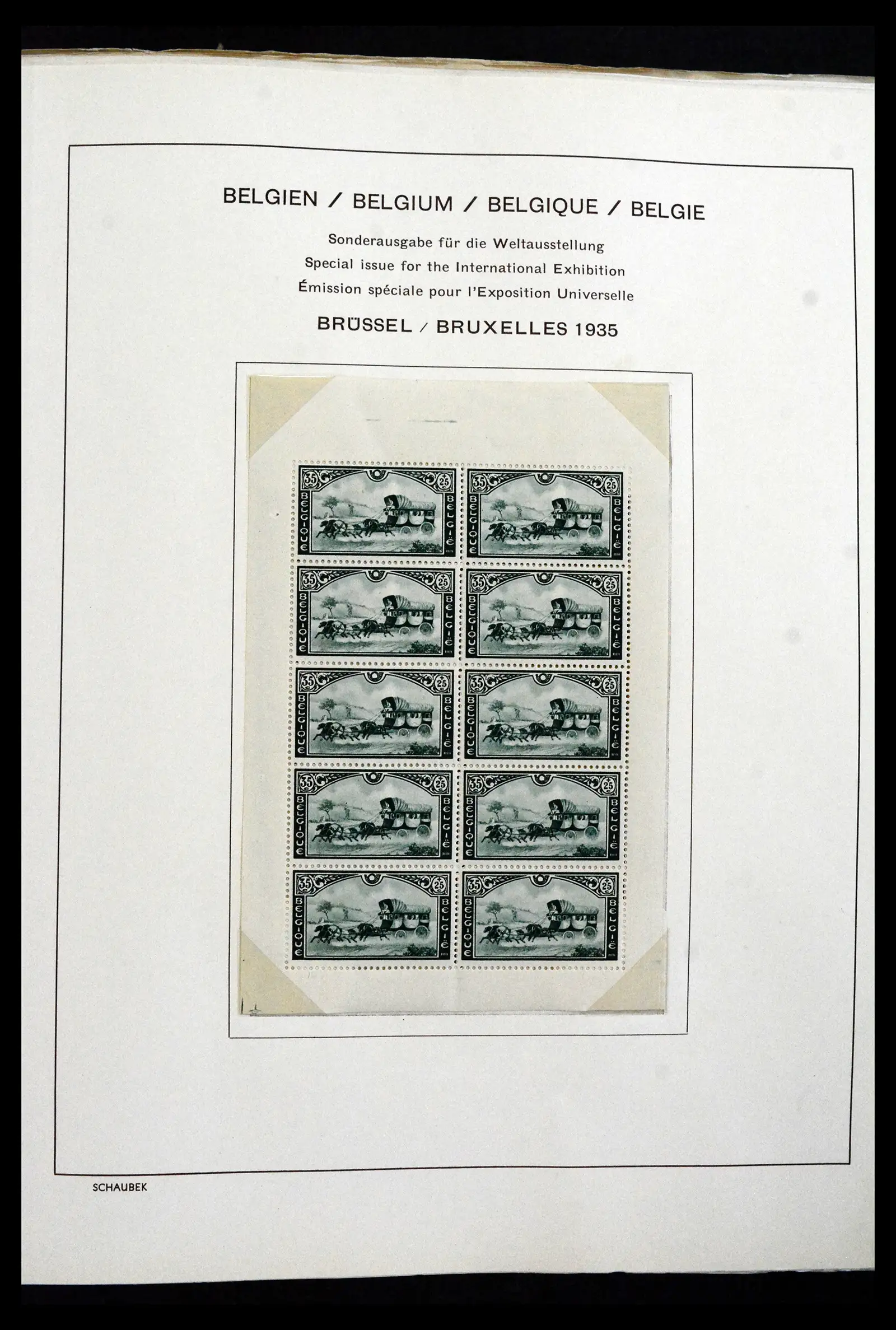 41840 0006 - Stamp collection 41840 World blocs 1925-1961.